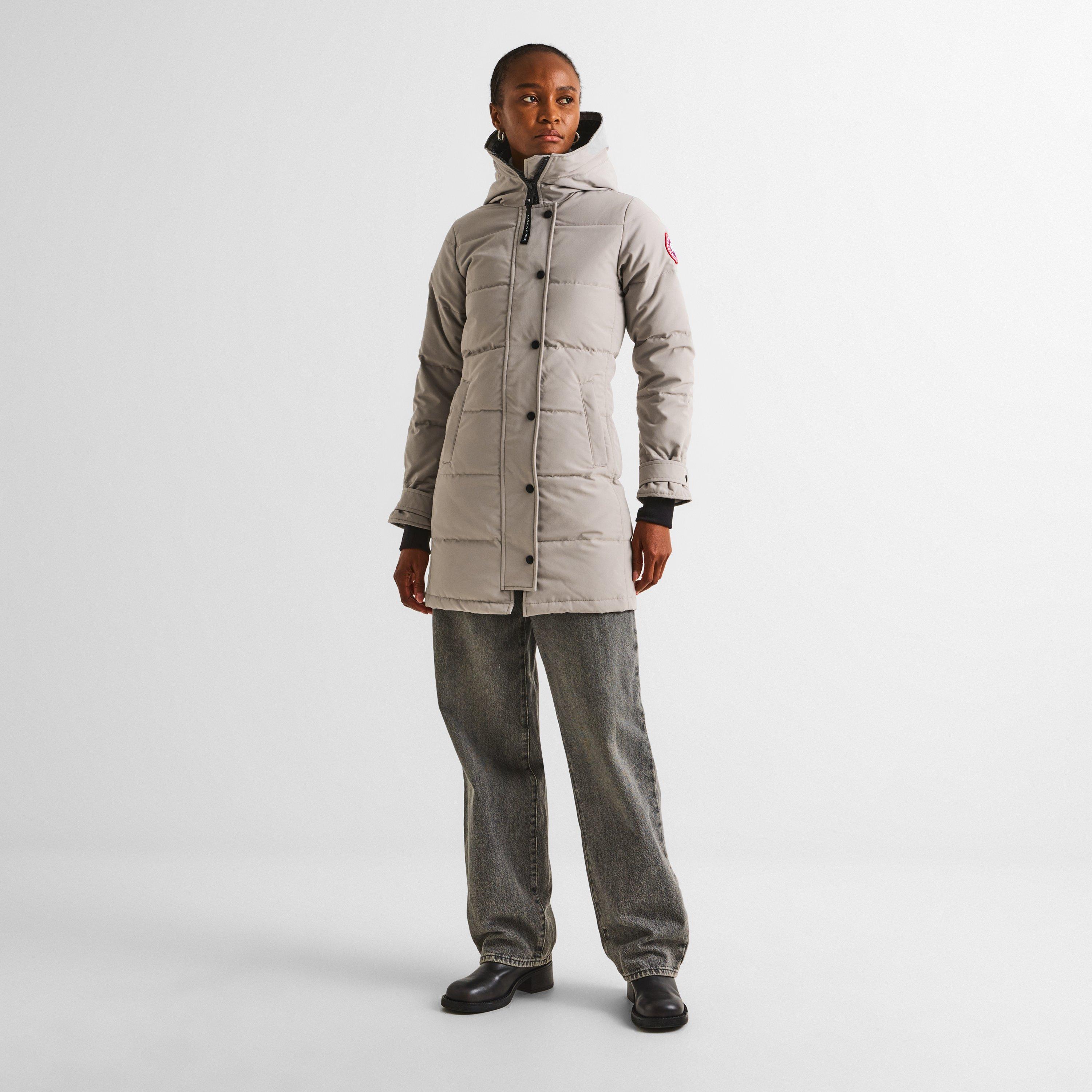 Limestone - Canada Goose - Women's Shelburne Water Resistant Arctic Tech Duck Down Mid-Length Hooded Parka - 6