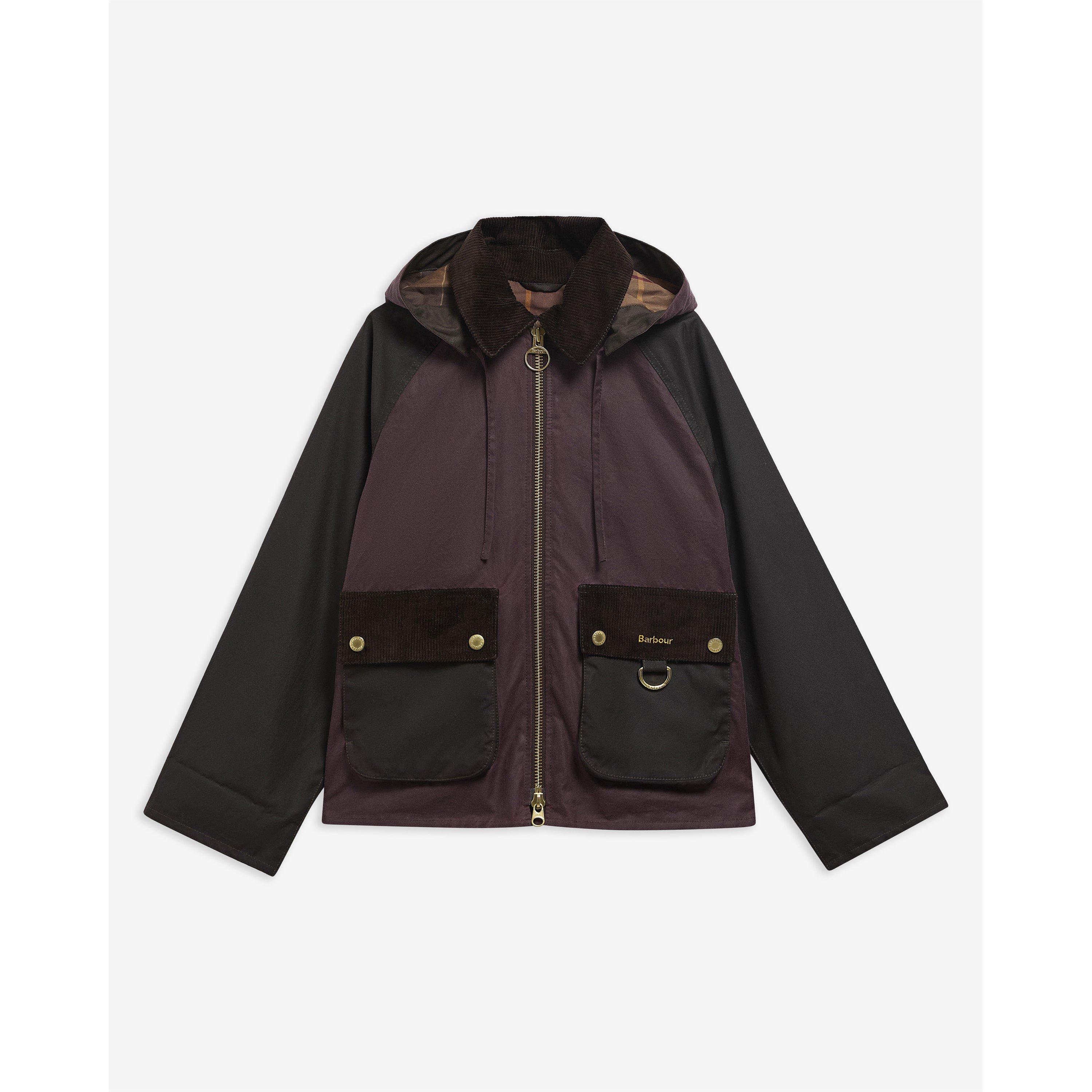 Barbour Women's B.li Carville Wax Ld64 - Rustic/Bordeaux - 14 (L)