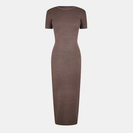 Jack Wills Travel Rib Midi Dress