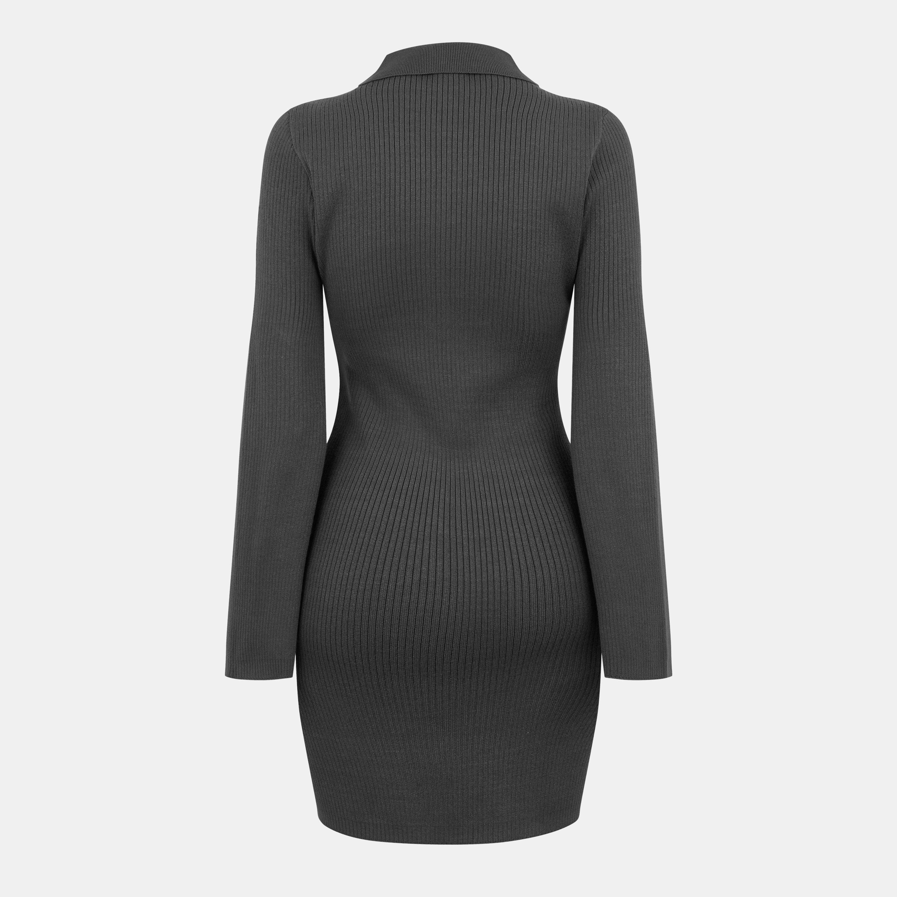 Eiffel Tower - Jack Wills - Zipped Mini Knitted Jumper Dress - 2