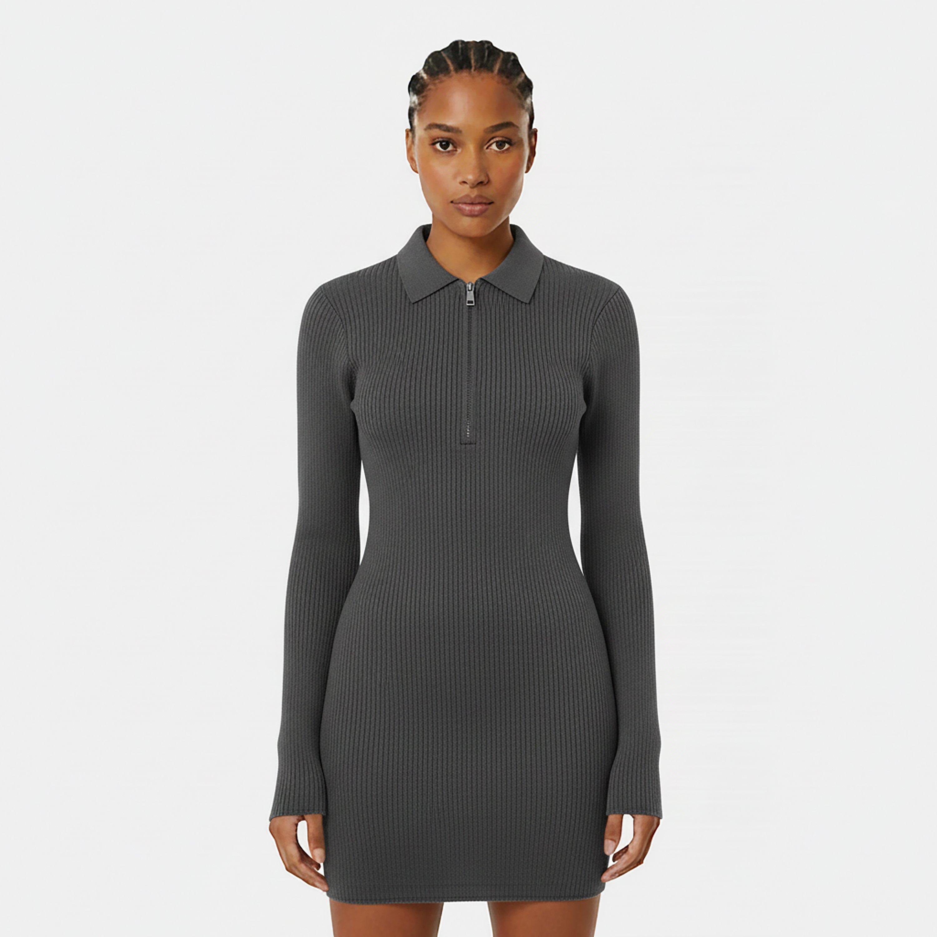 Jack Wills Women's Zipped Mini Knitted Jumper Dress | Jack Wills UK