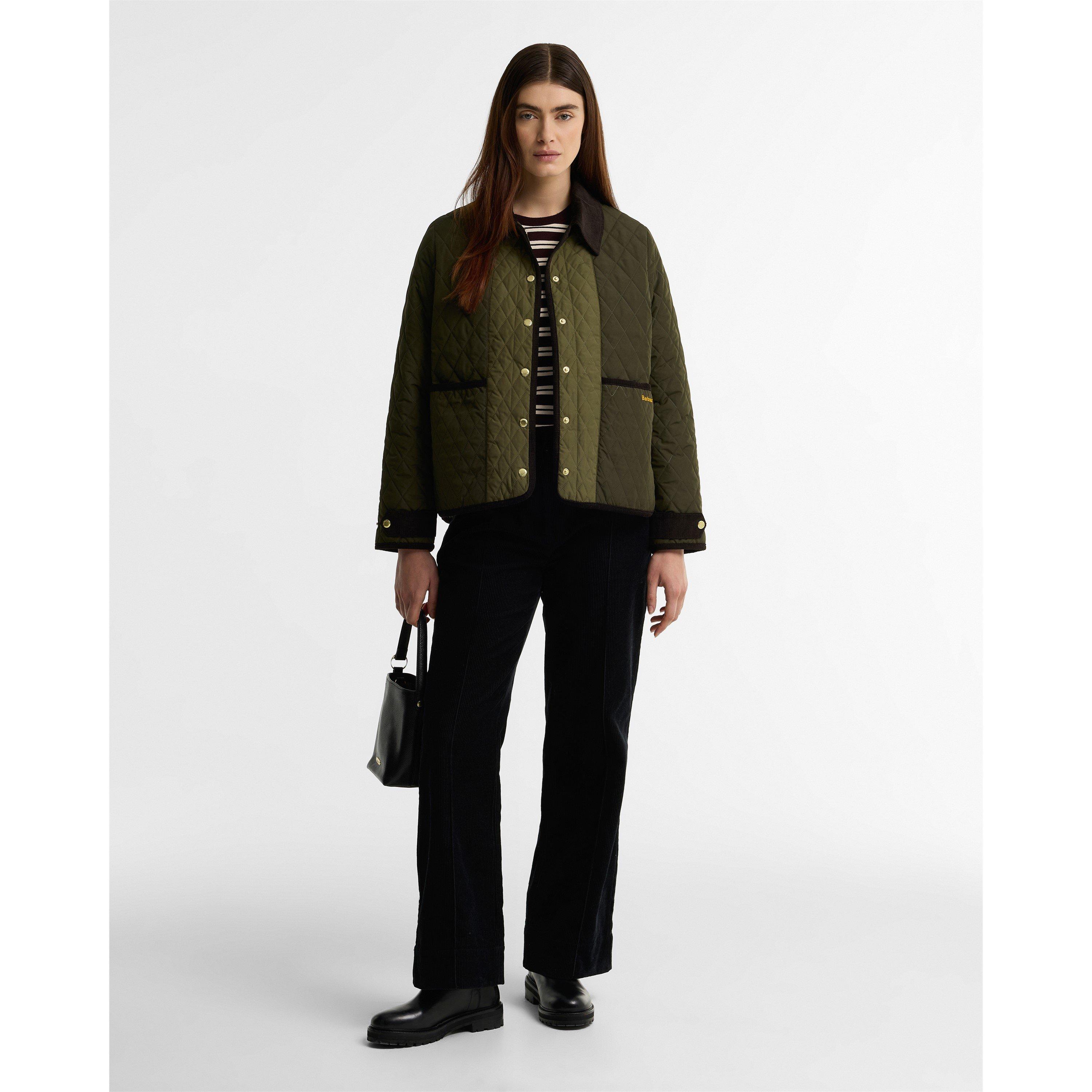 Olive/Shadow - Barbour - B.Li Ainsdale Qlt Ld64 - 2