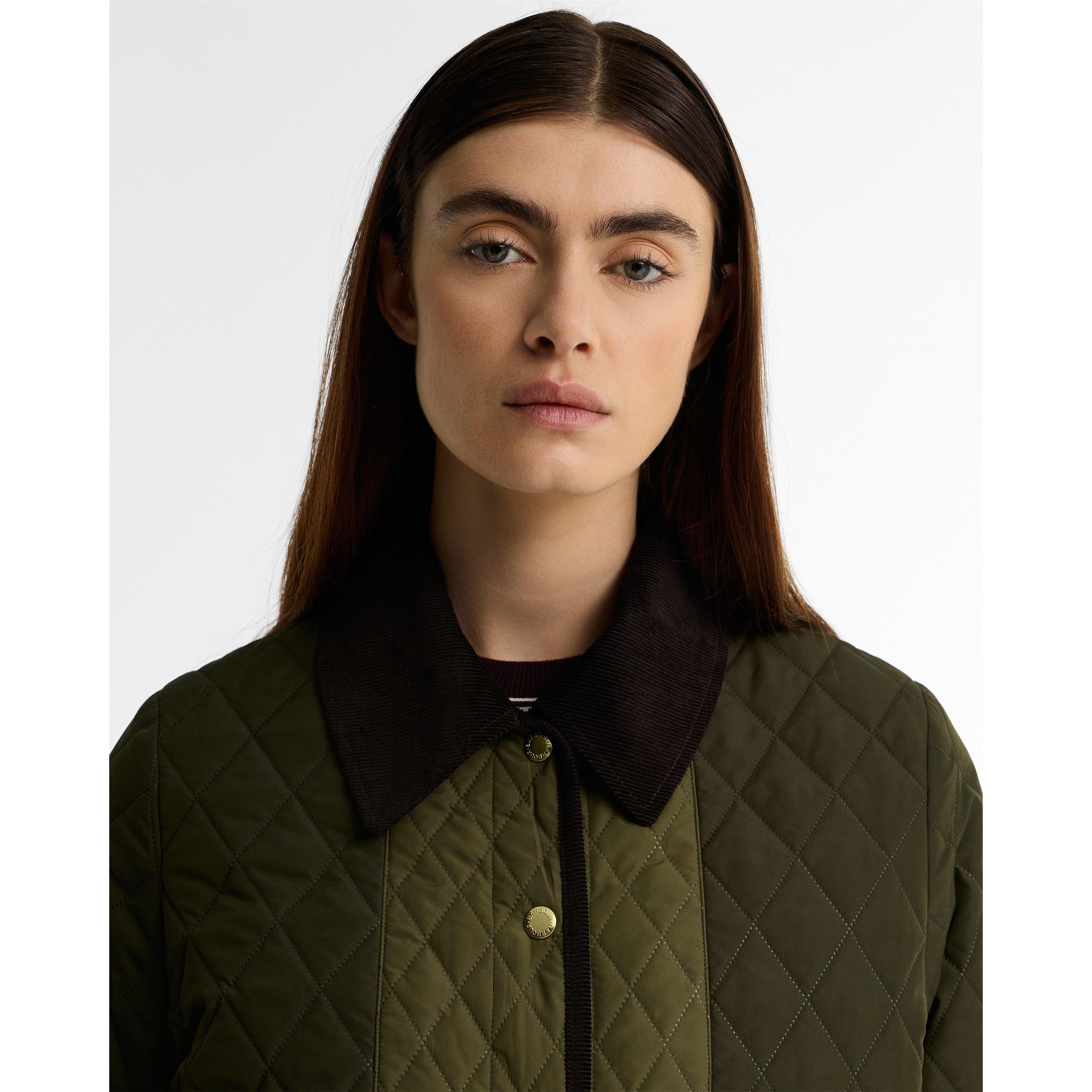 Olive/Shadow - Barbour - B.Li Ainsdale Qlt Ld64 - 4