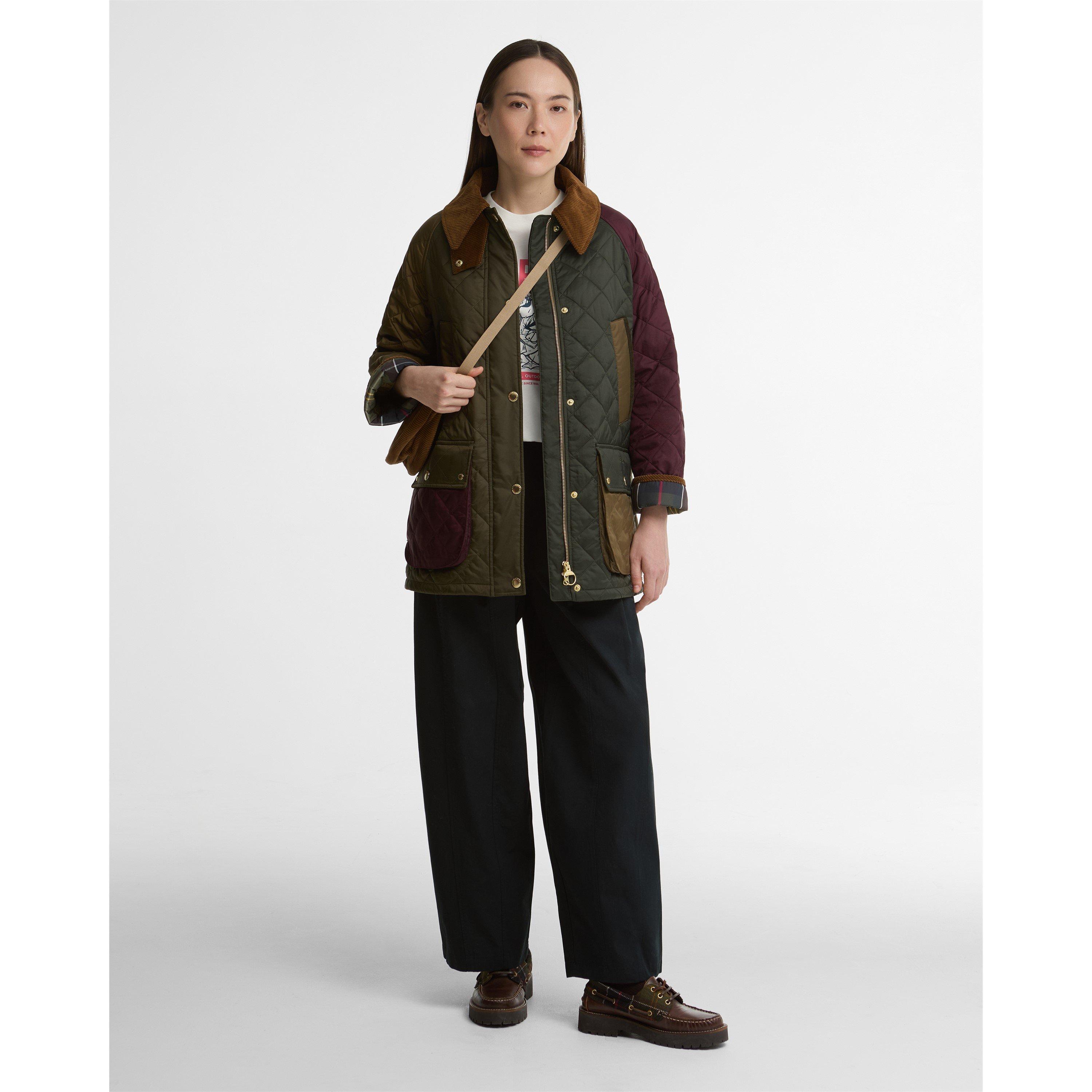 Olive Multi - Barbour - B.Li Bedale Patch Ql Ld64 - 2