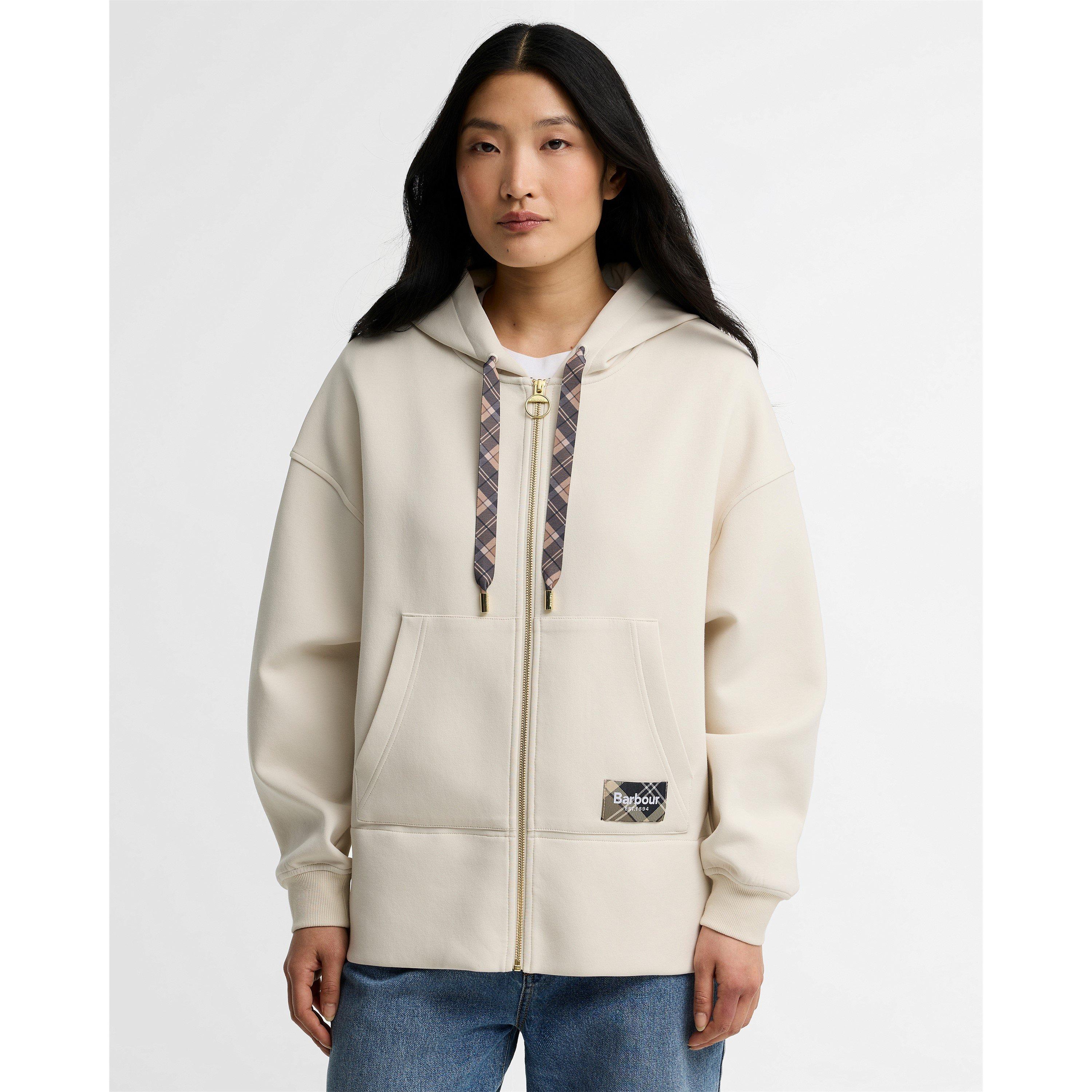 Birch - Barbour - Women's Delilah Modern Heritage Over the Head Oversized-Fit Hoodie - 2