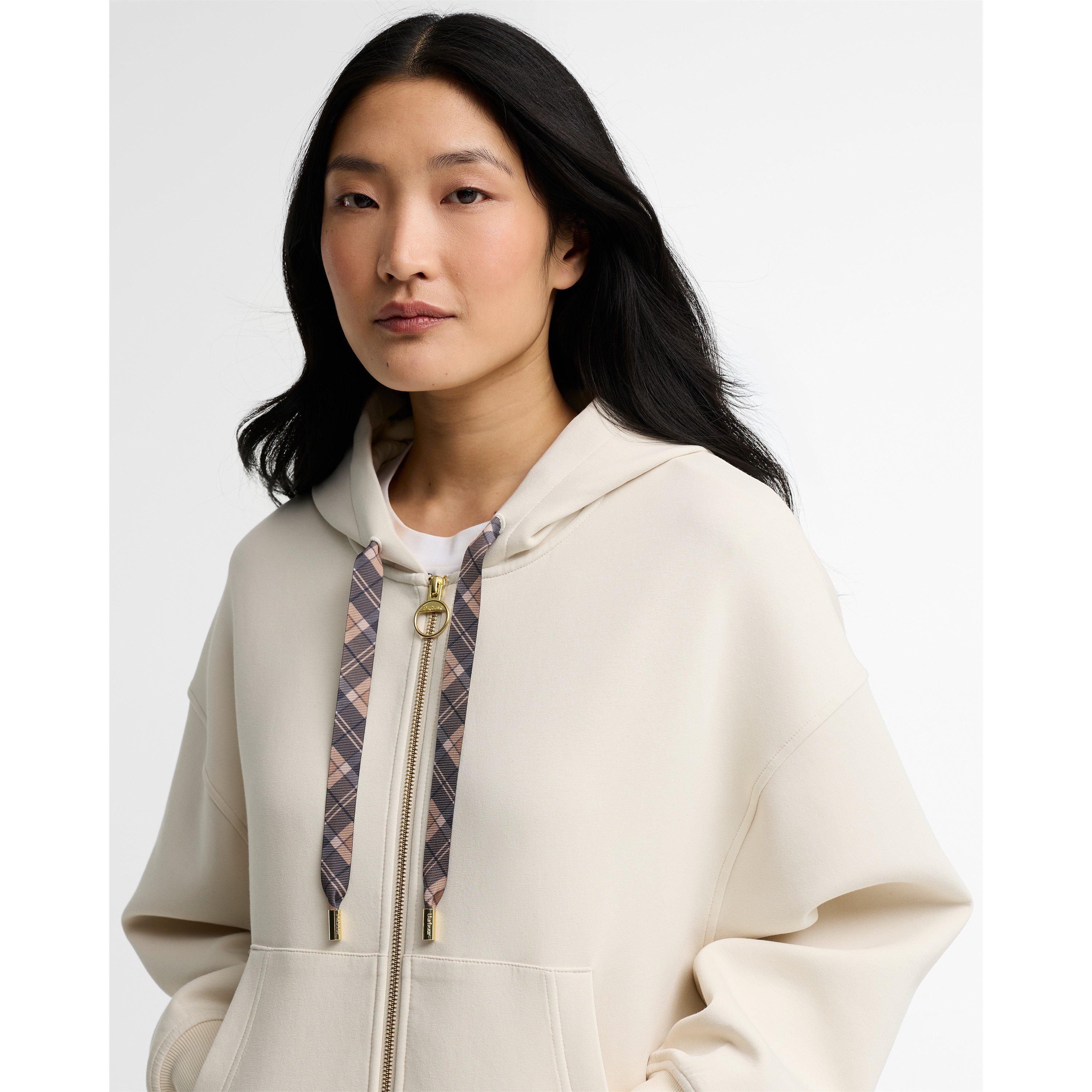Birch - Barbour - Women's Delilah Modern Heritage Over the Head Oversized-Fit Hoodie - 4
