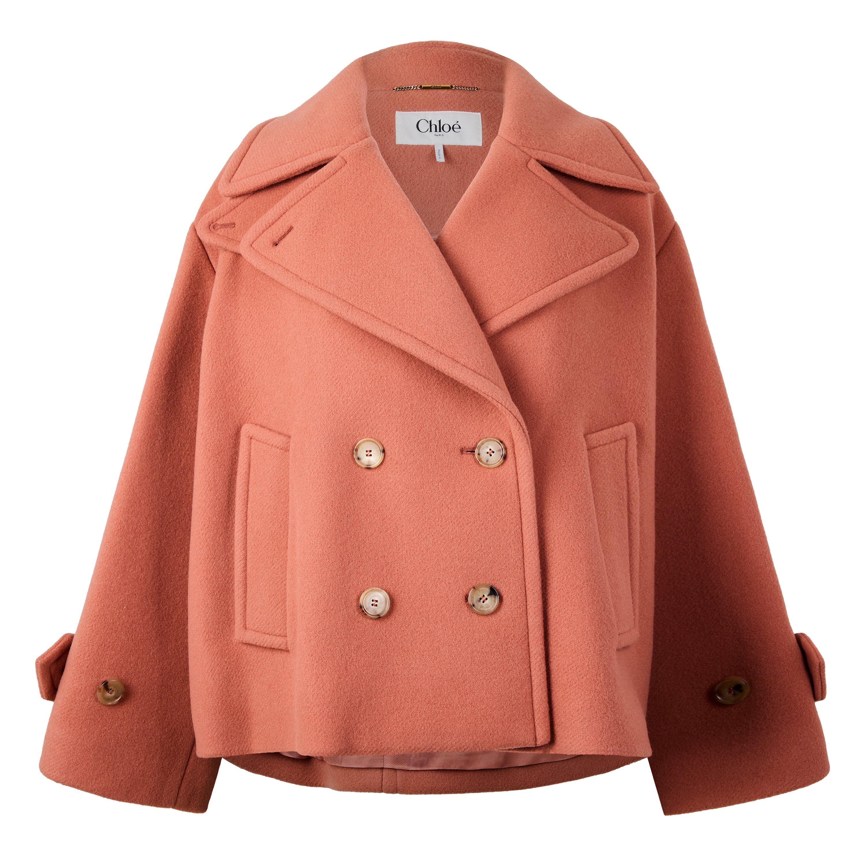 Cedar Pink - Chloe - Women's MA96 Pea Coat - 1