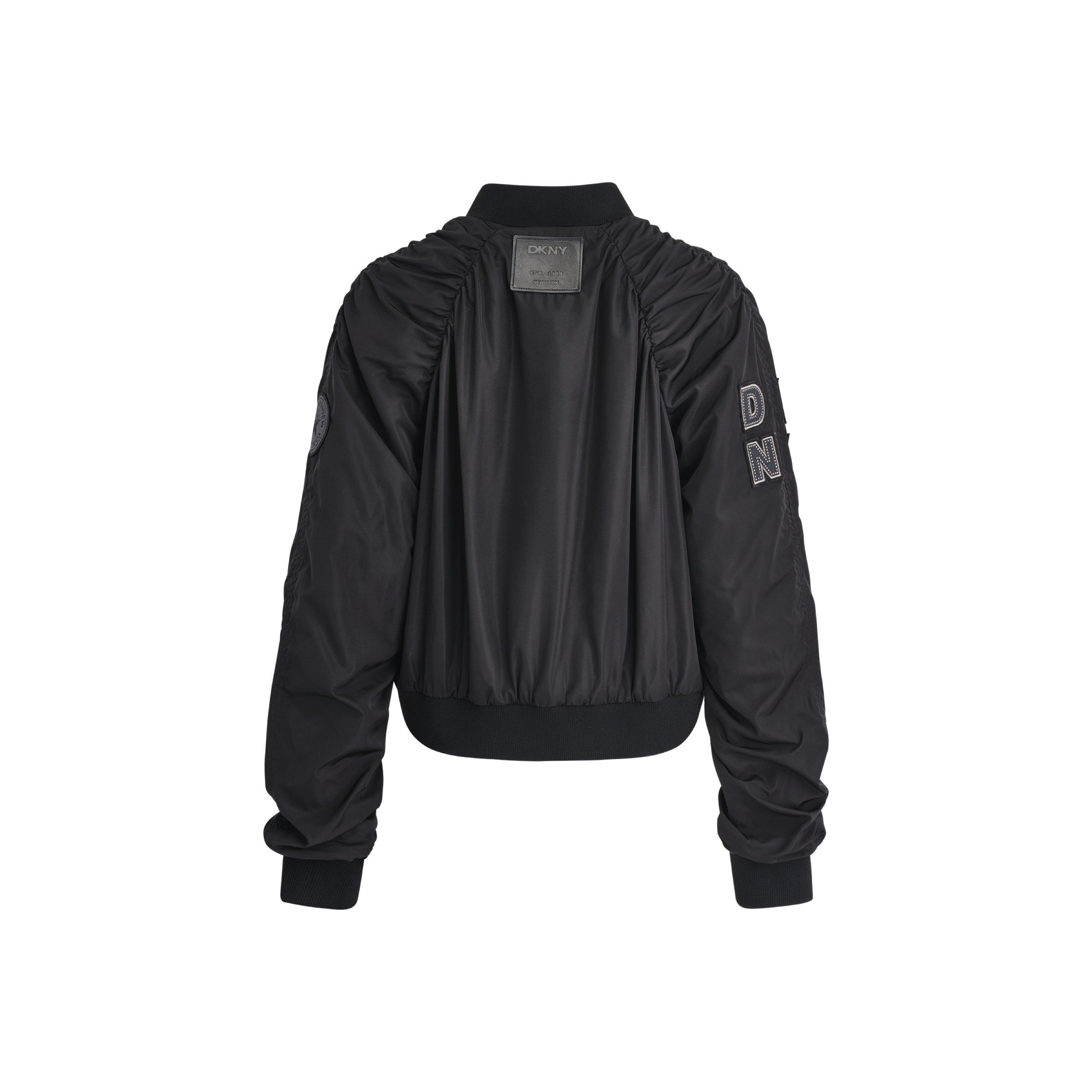 Preto - DKNY - DKNY Patch Bomber Ld64 - 9