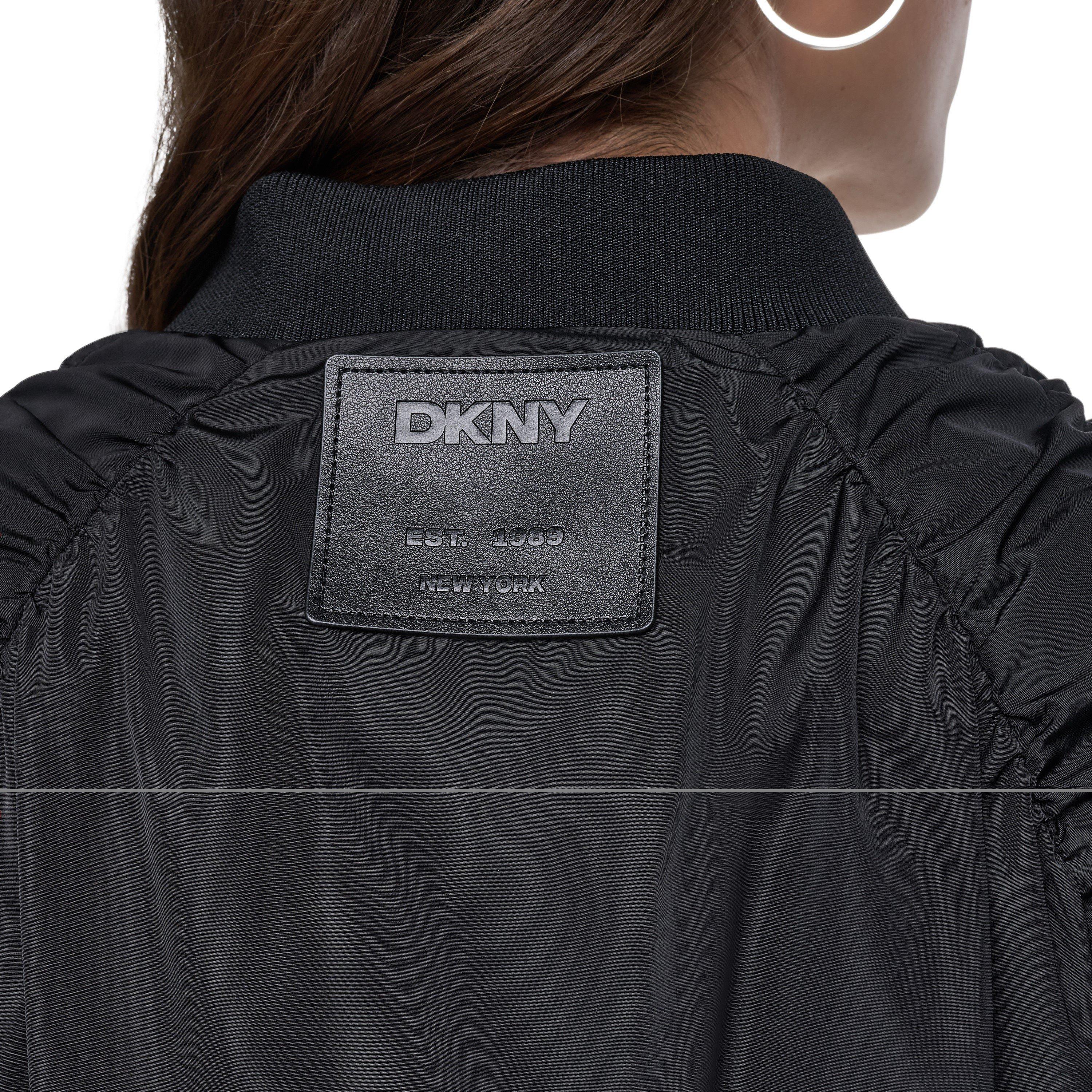 Preto - DKNY - DKNY Patch Bomber Ld64 - 7