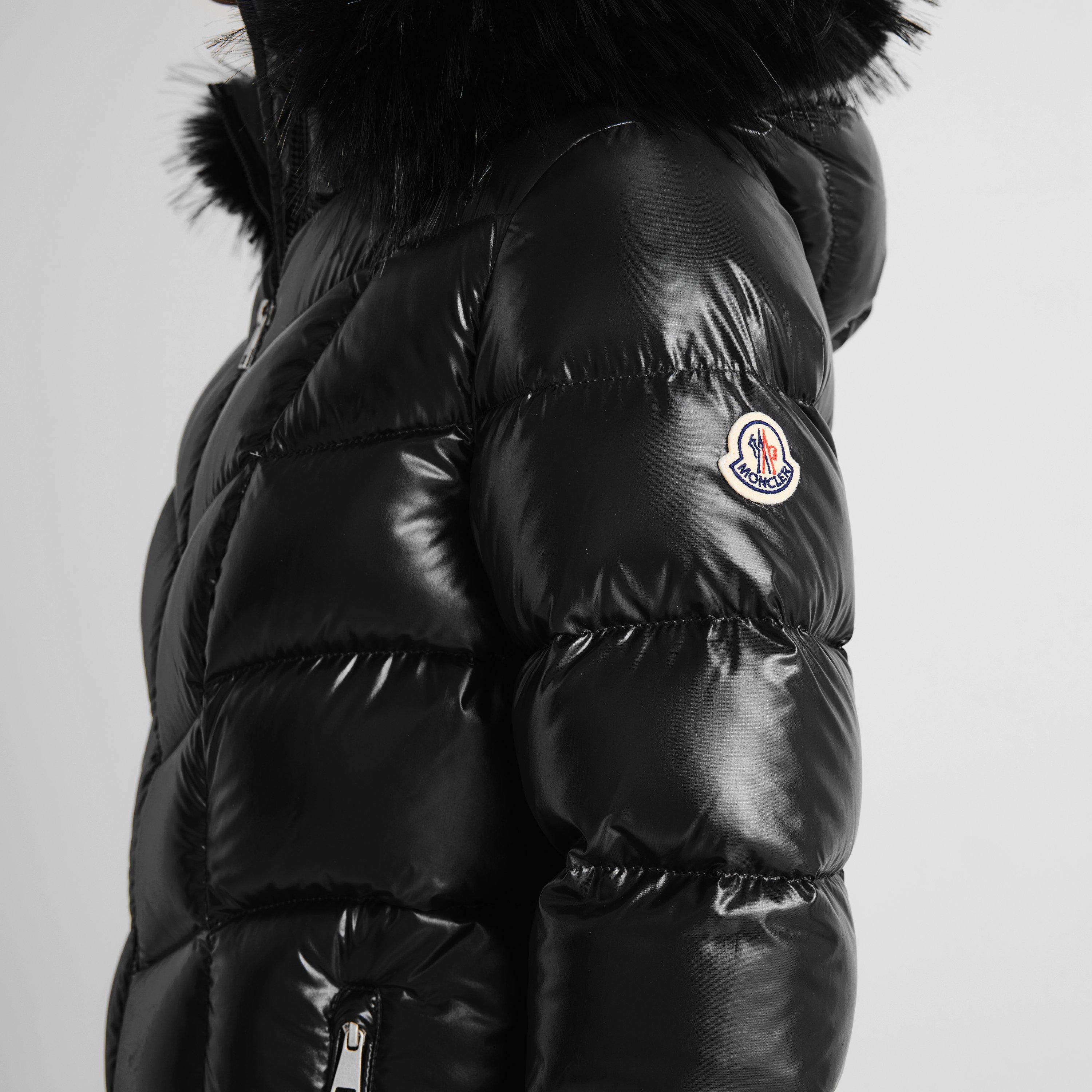 Black 999 - Moncler - Women's Fulmar Duck Down Slim-Fit Short Puffer Jacket - 5