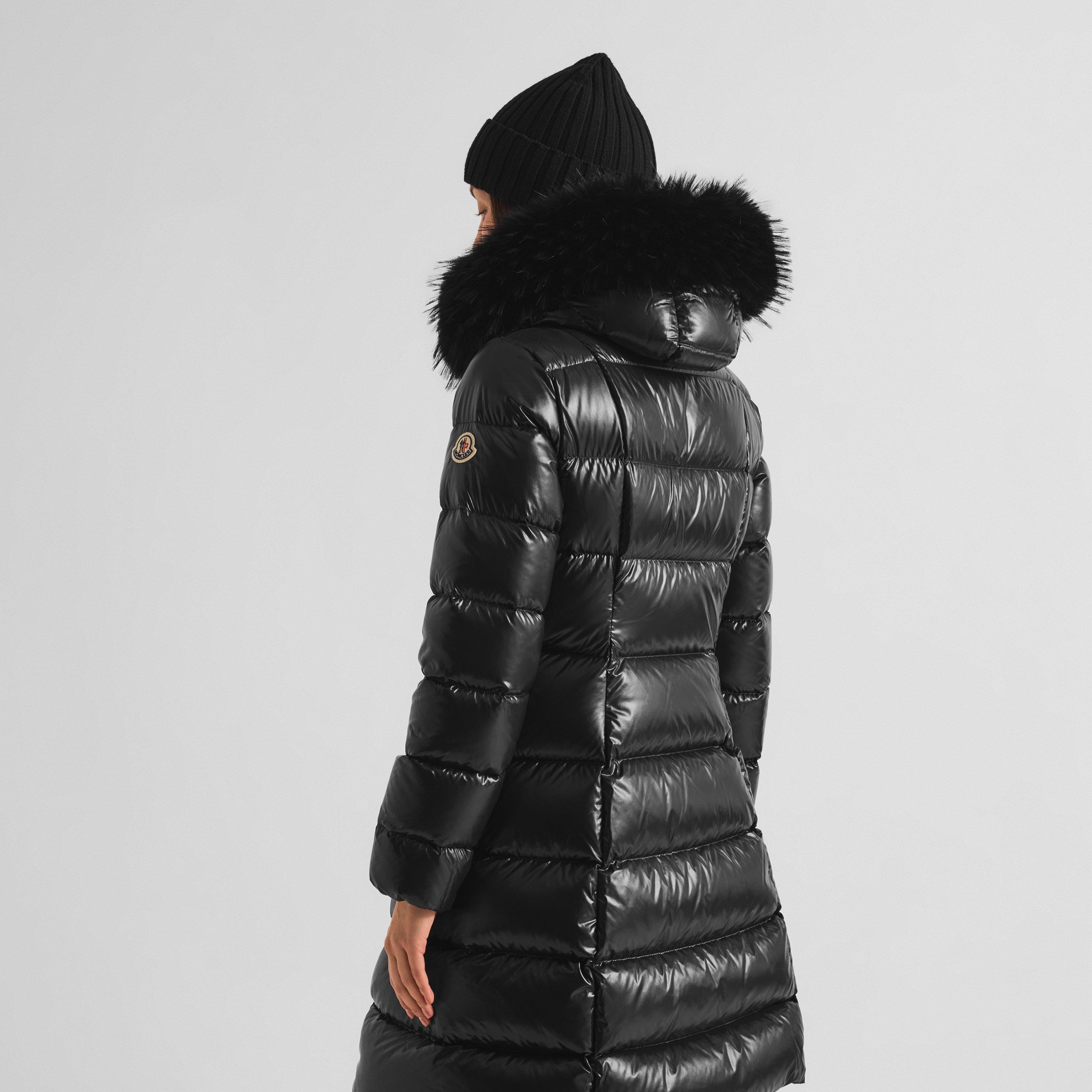 Black 999 - Moncler - Women's Fulmarusse Slim-Fit Long Puffer Jacket - 4