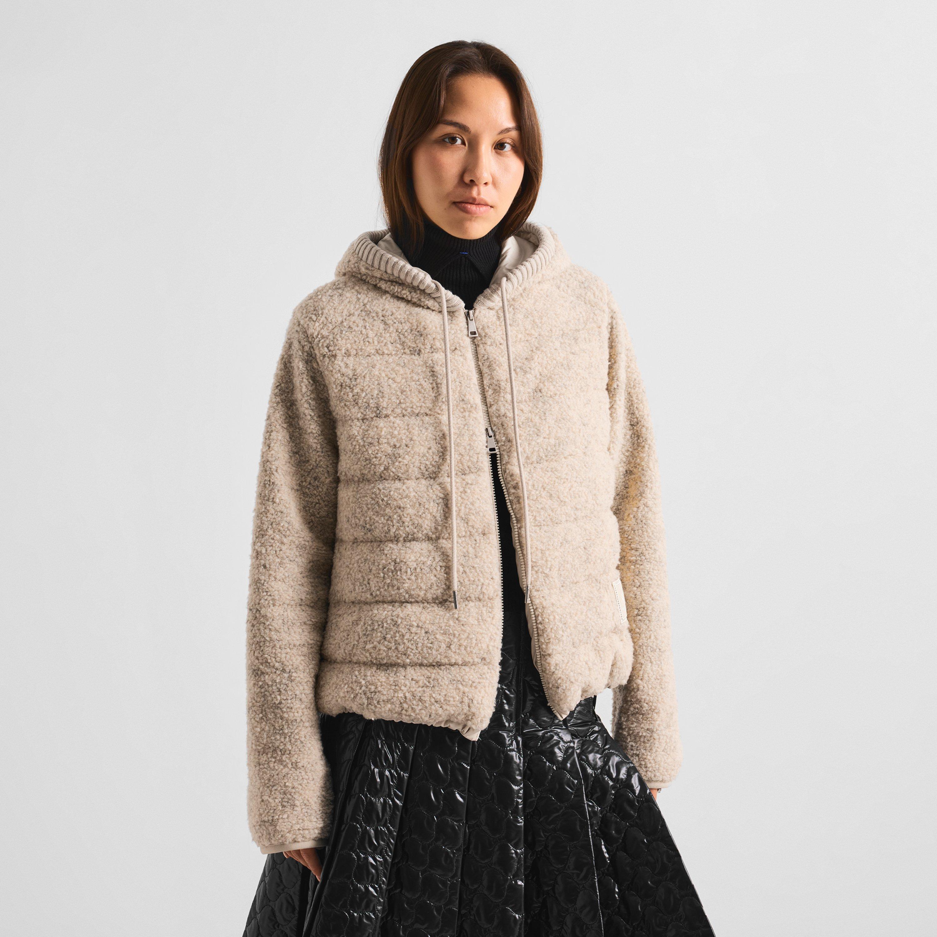 Cream 061 - Moncler - Women's Teddy Sherpa Jacket - 3