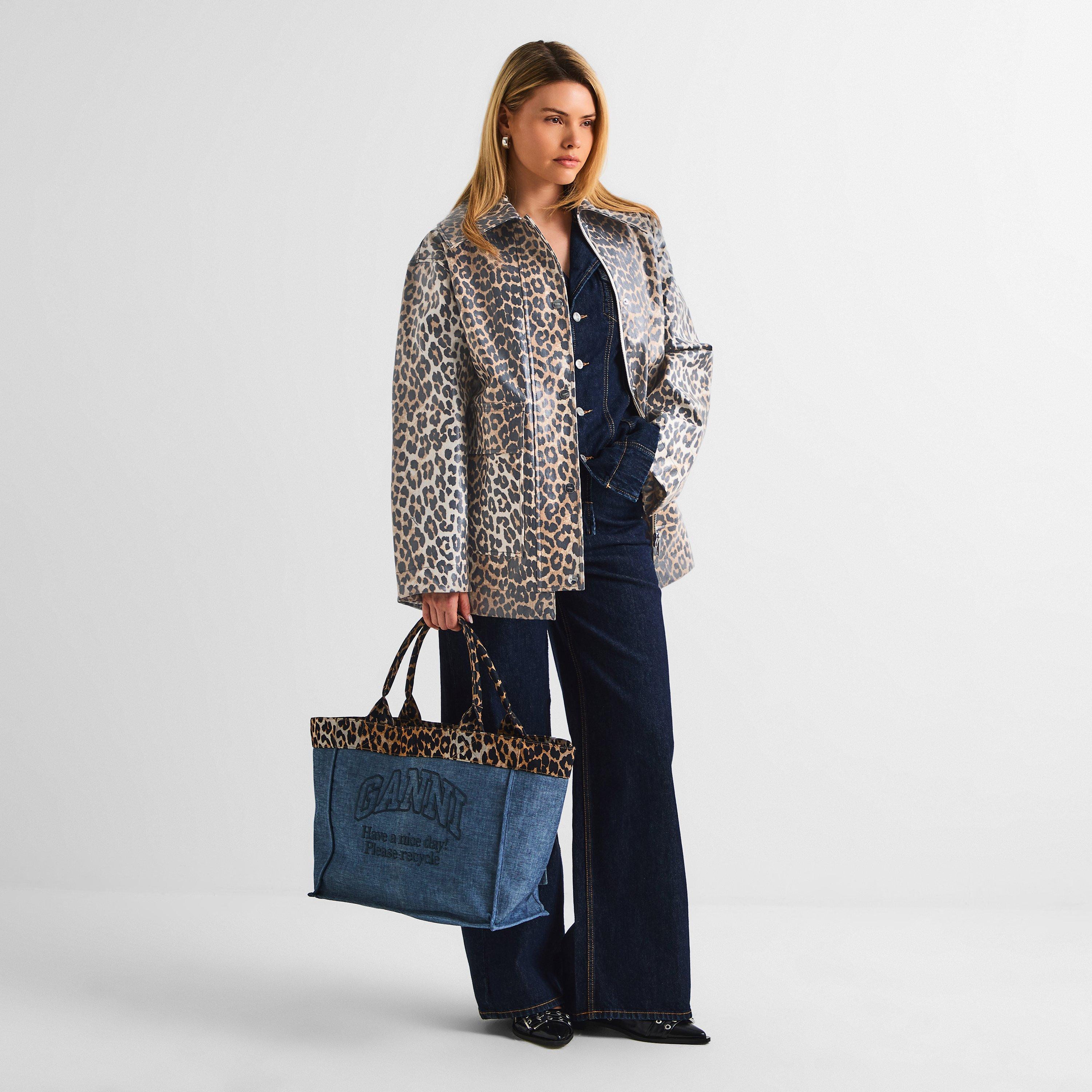 Almond Milk - Ganni - Ganni Lamin cnv jckt Ld62 - 6