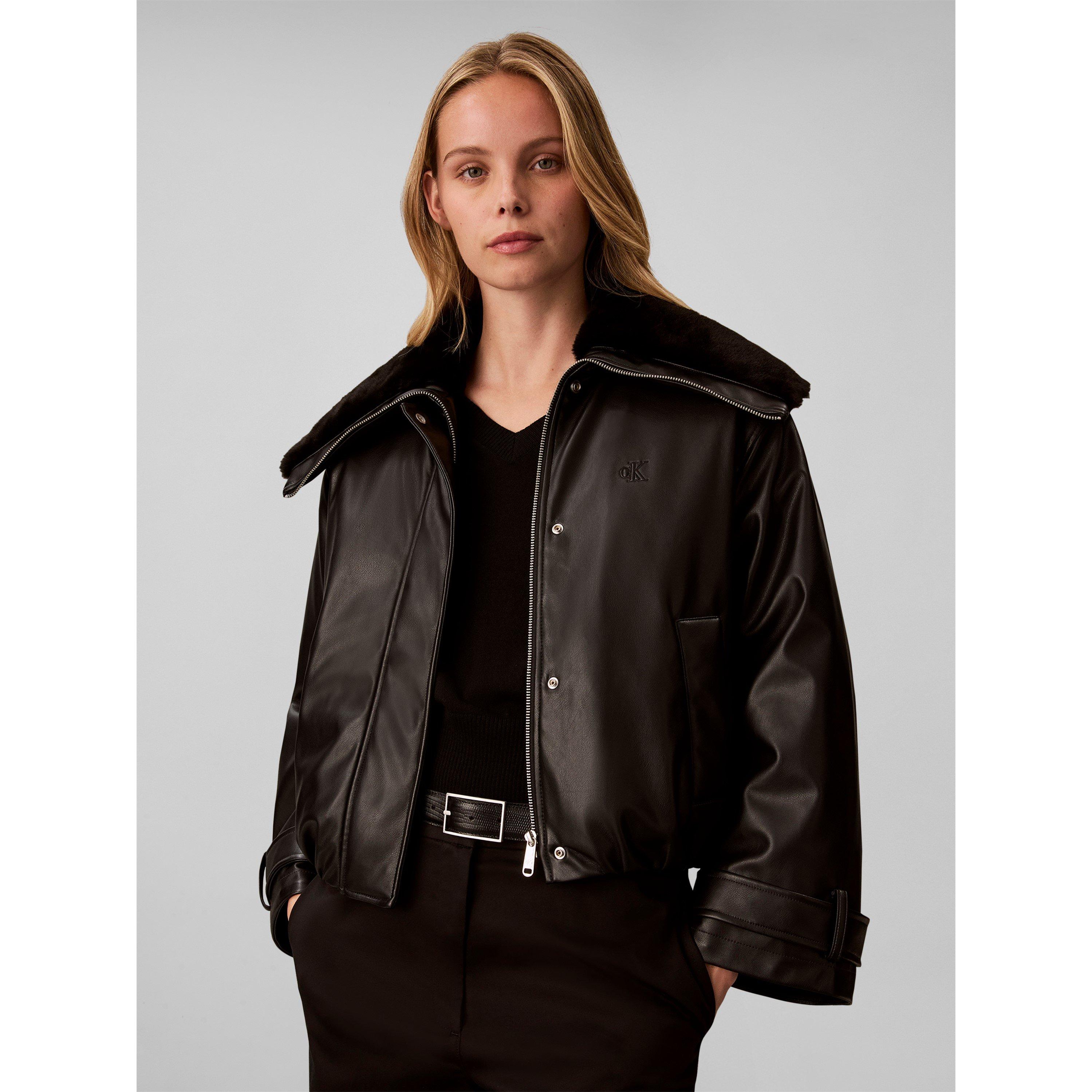 Black - Calvin Klein Jeans - CKJ Faux Lthr Bmr Ld64 - 2