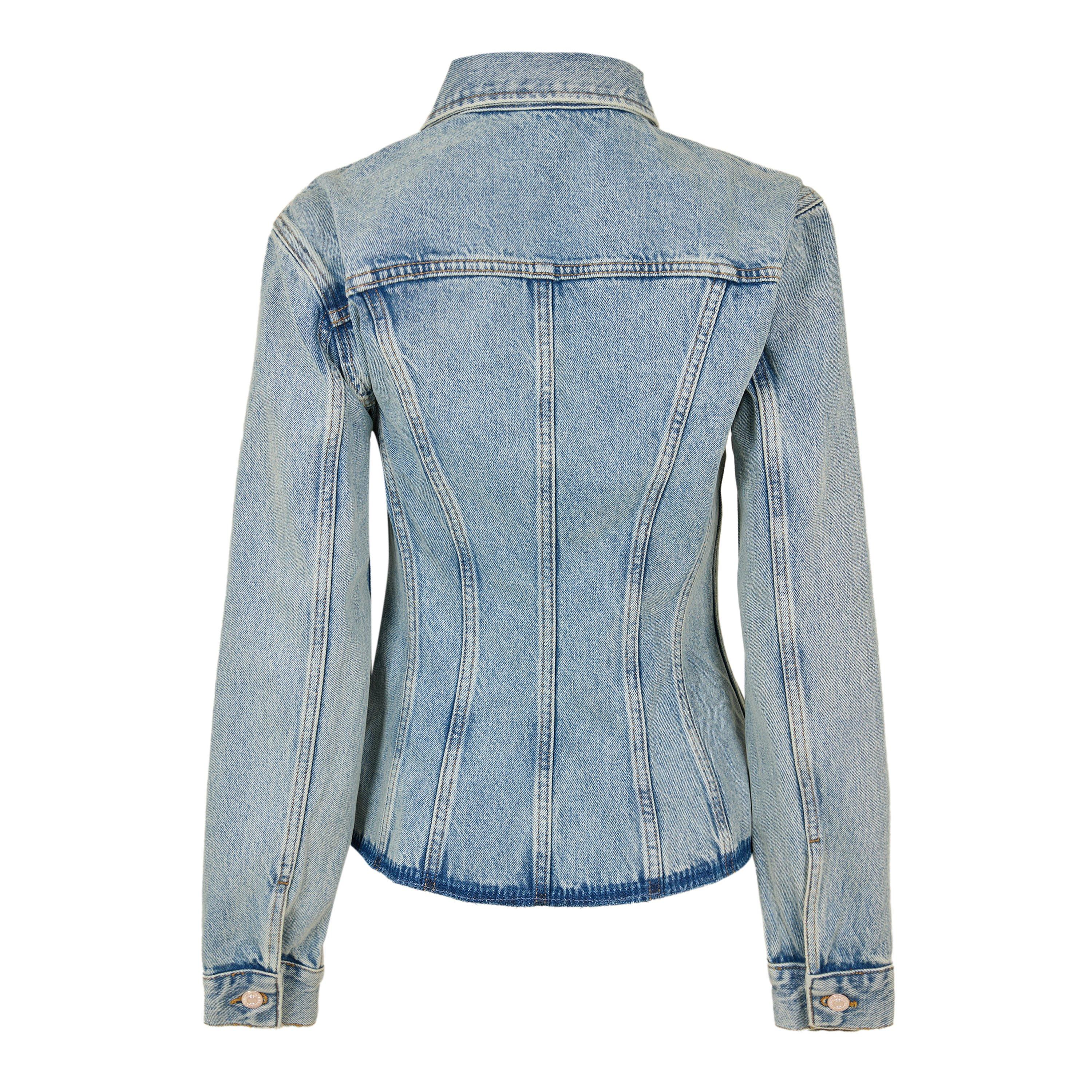 Blue Erosion - 7 For All Mankind - 7FAM Cinch Trucker J Ld62 - 2