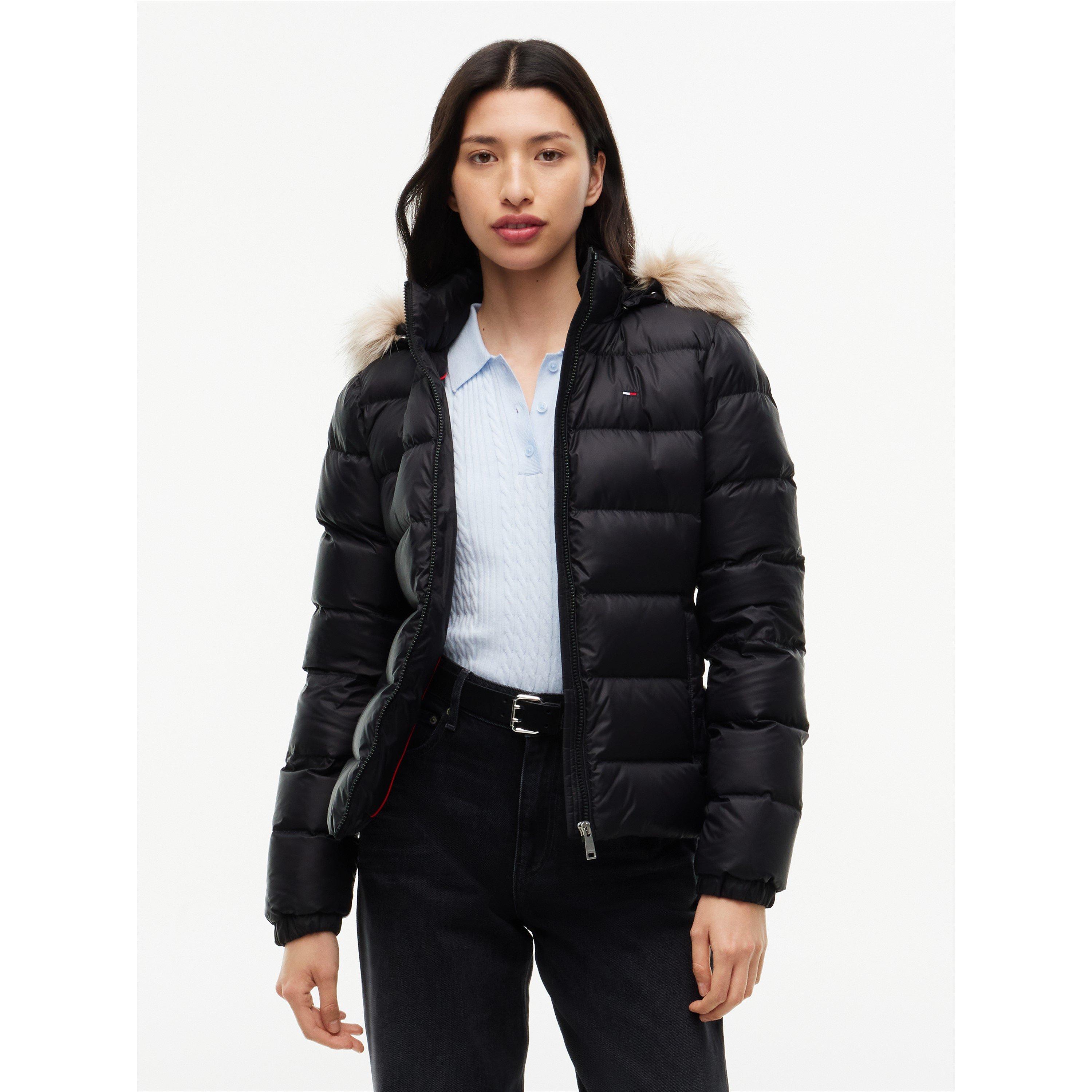 Black 2 - Tommy Jeans - Tommy Jeans Tjw Basic Hooded Down Jacket Ext - 2