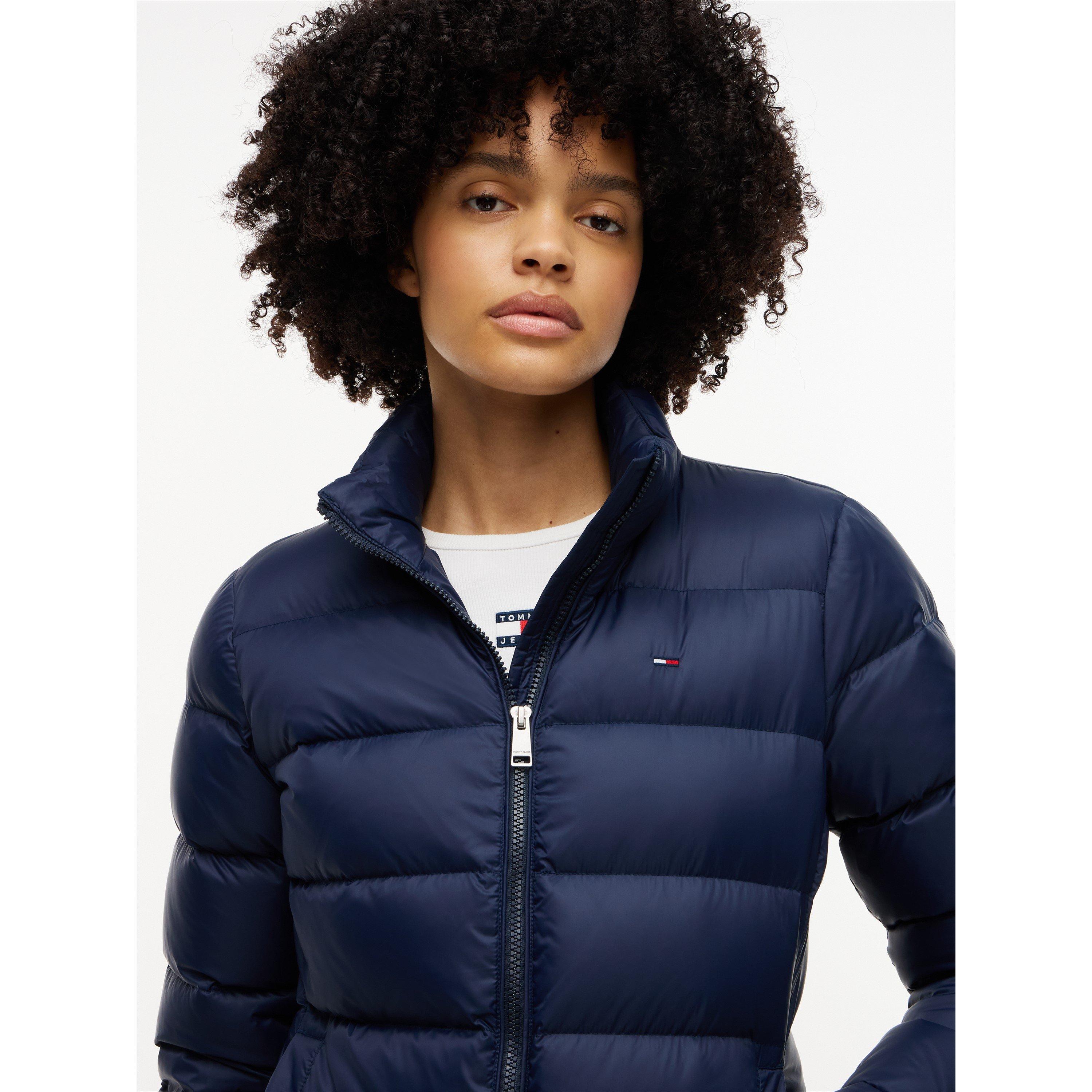 Dark Blue - Tommy Jeans - Tommy Jeans Tjw Basic Hooded Down Jacket Ext - 3
