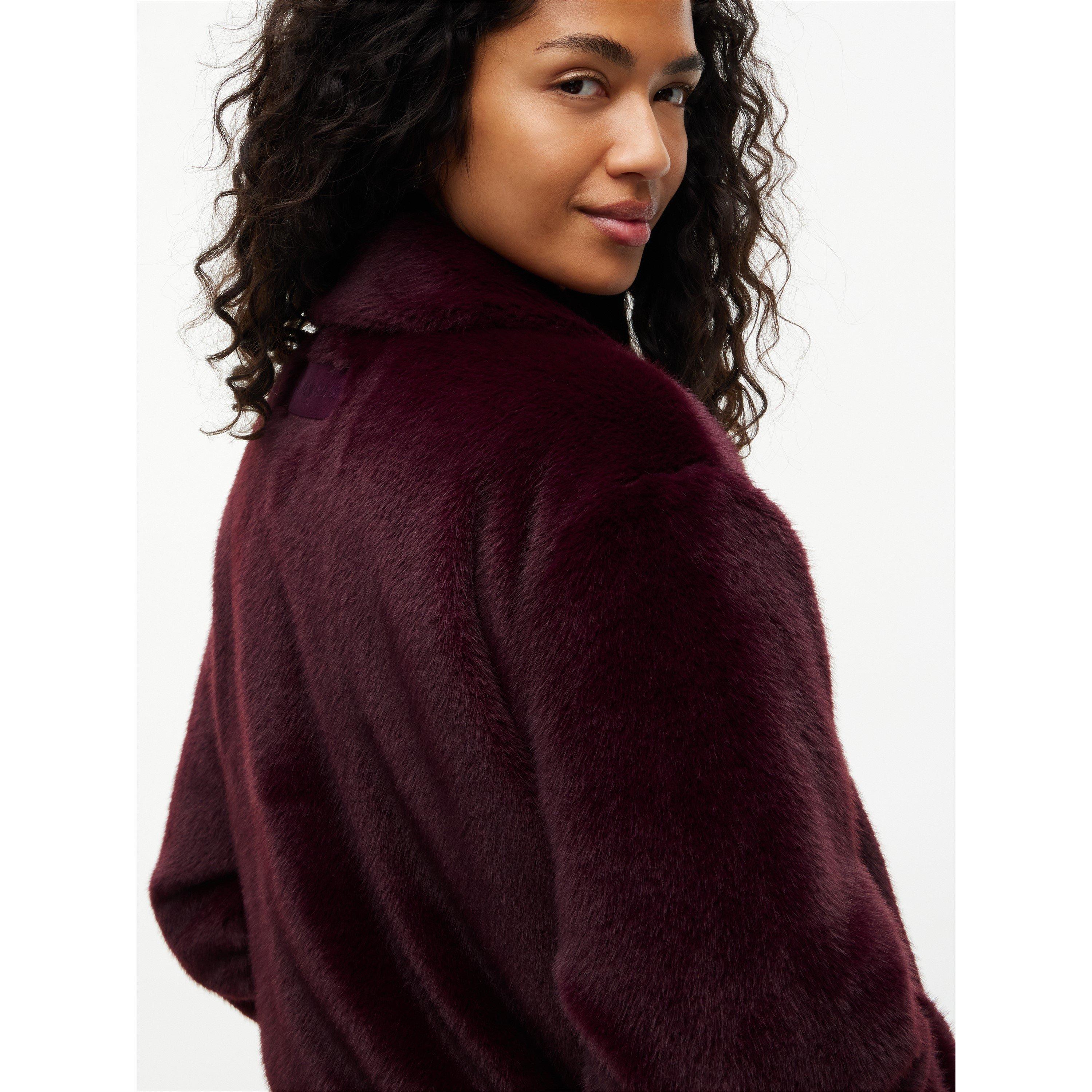 Calypso Berry - Tommy Jeans - TJ Faux Fur Jkt Ld64 - 4
