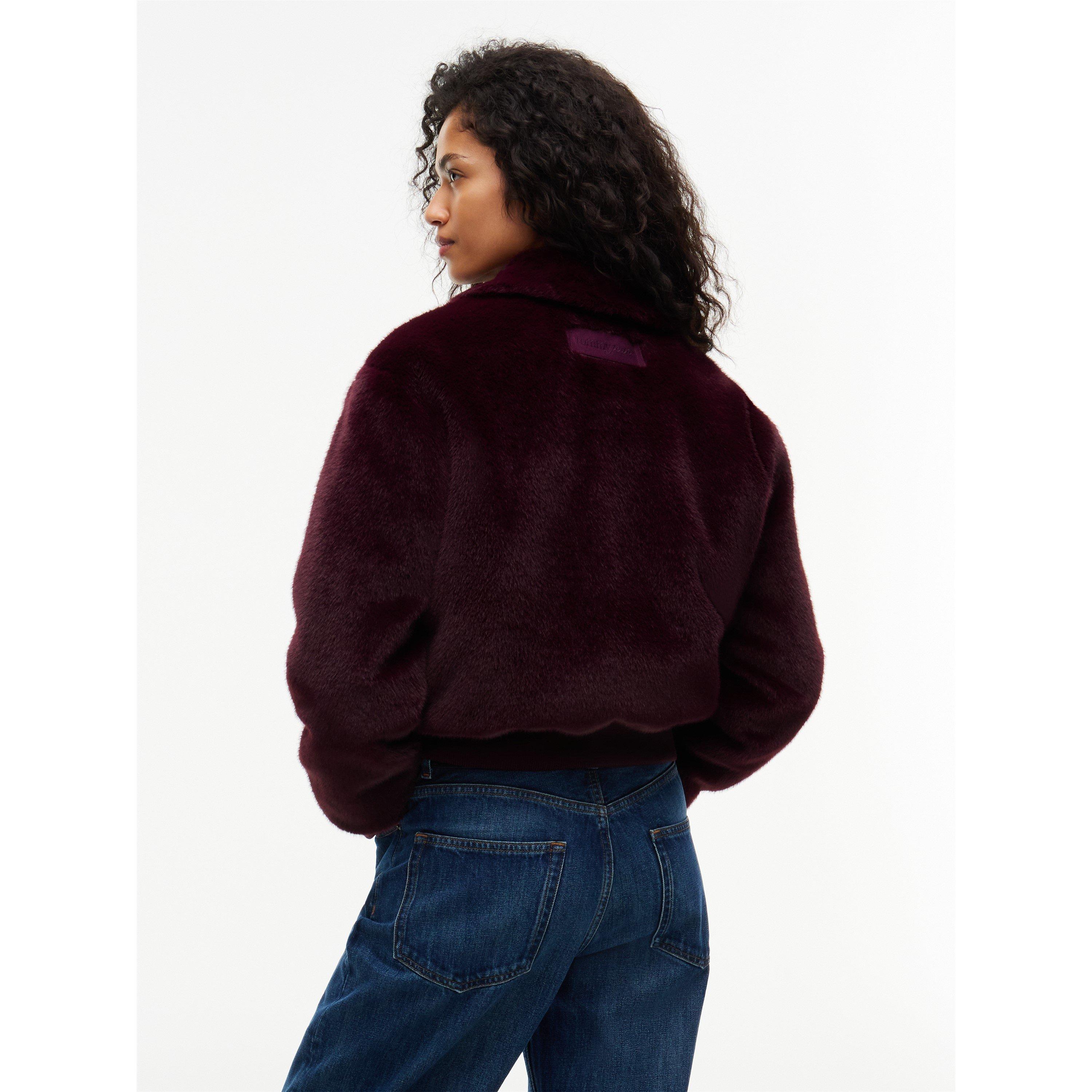 Calypso Berry - Tommy Jeans - TJ Faux Fur Jkt Ld64 - 6