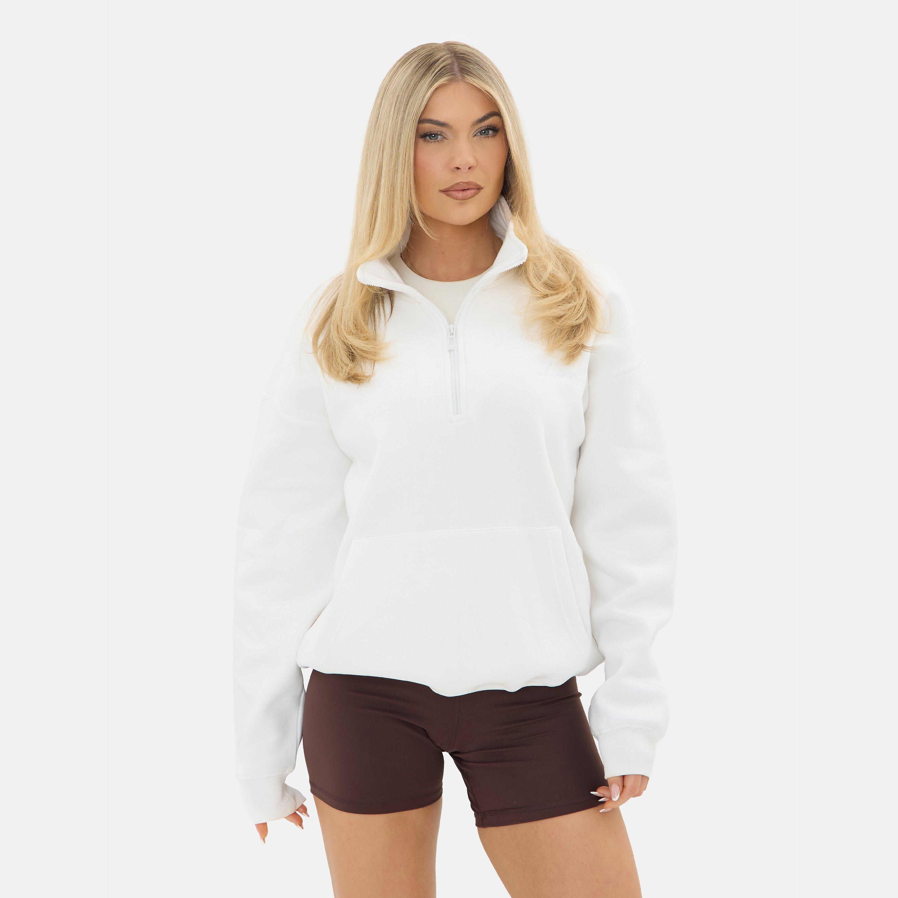 Off White - I Saw It First - Quarter Zip Sweatshirt - 1