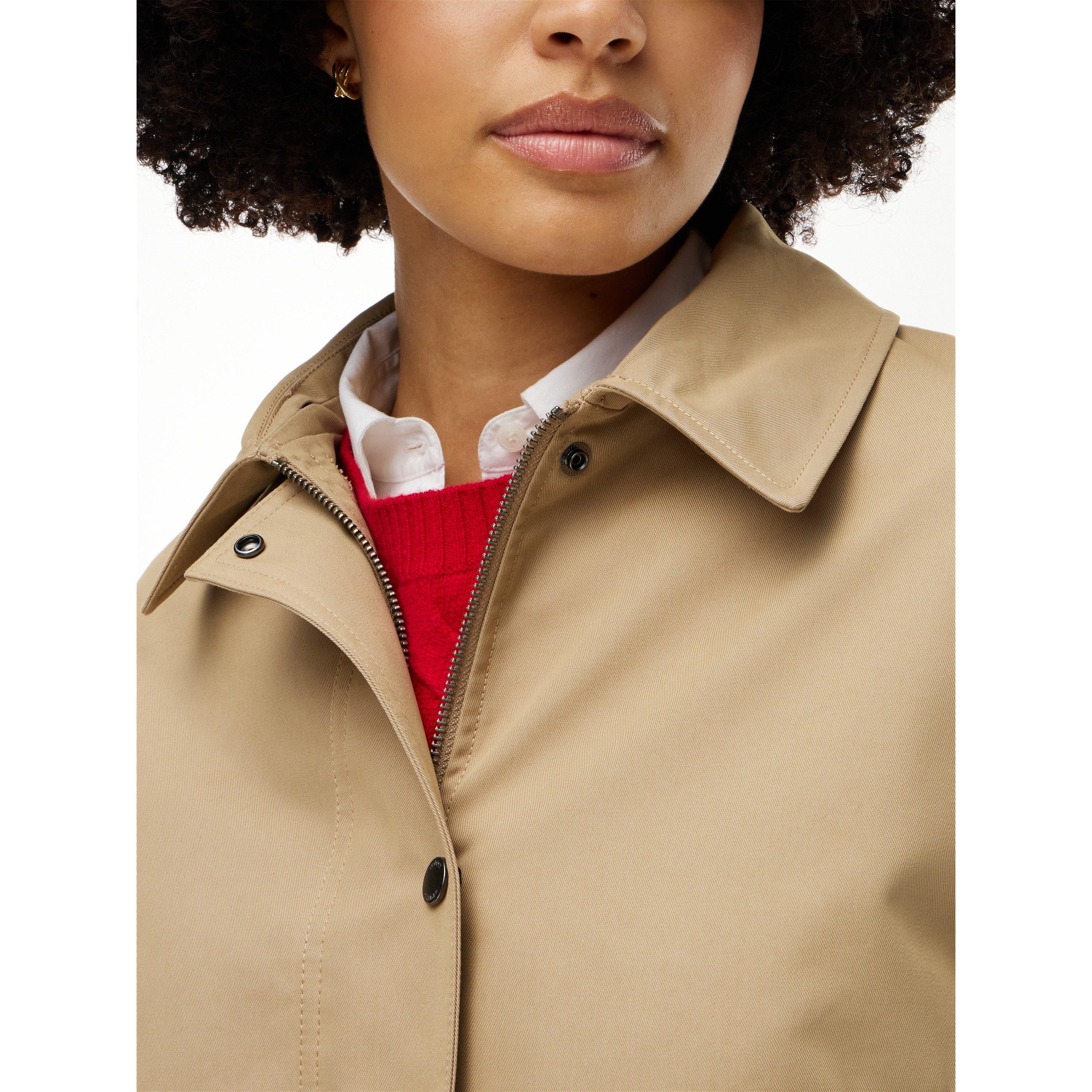 Camel - Tommy Hilfiger - Women's Cotton Fur Barn Jacket - 2
