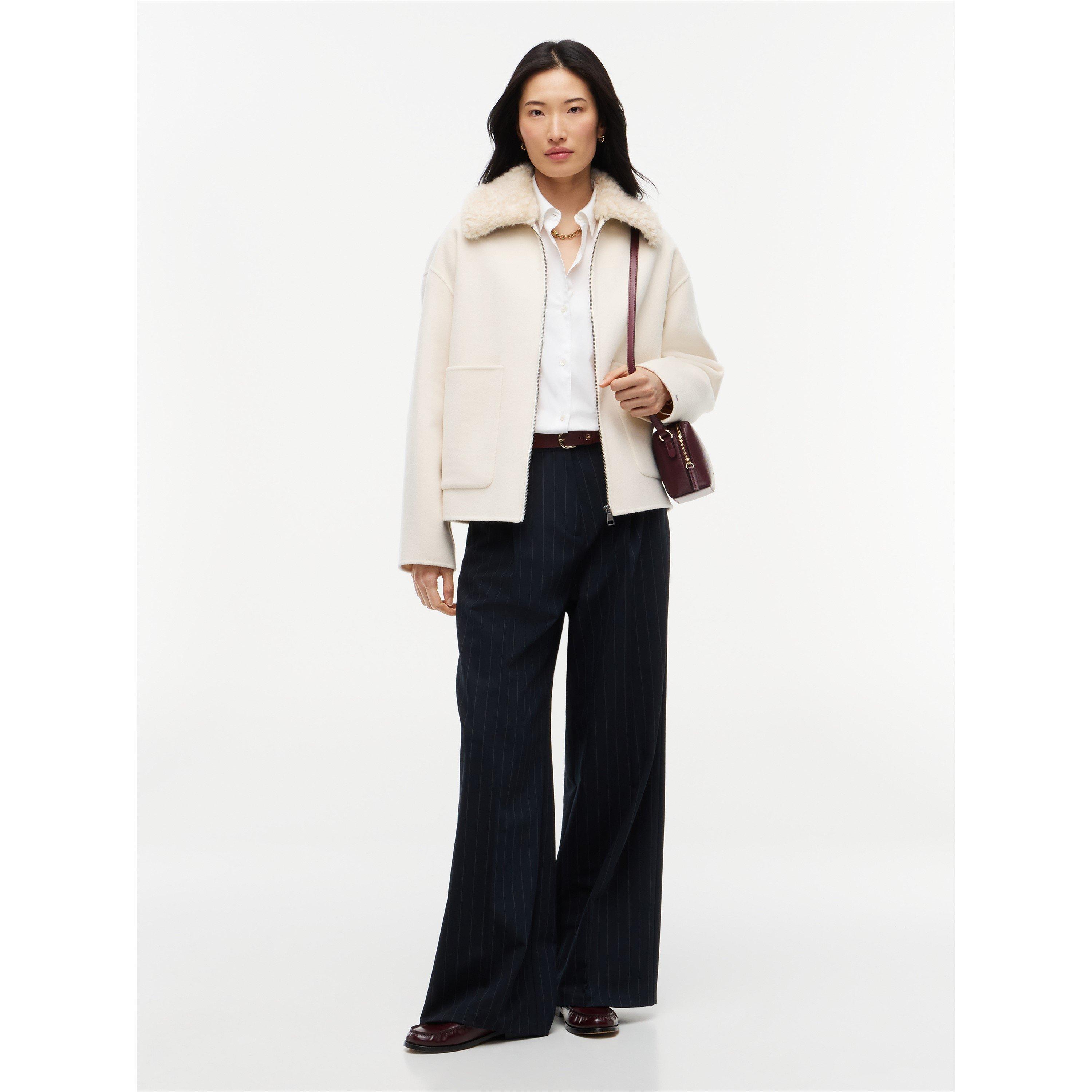 Cream - Tommy Hilfiger - Tommy Wool ZP Jkt Ld64 - 3