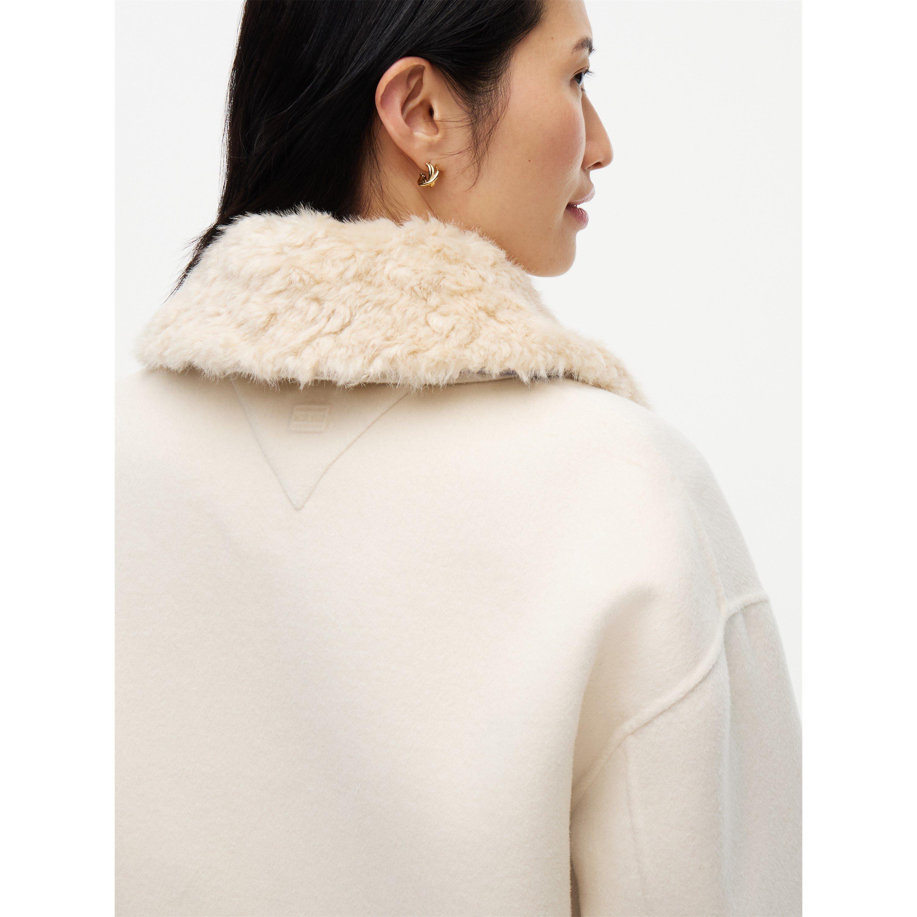 Cream - Tommy Hilfiger - Tommy Wool ZP Jkt Ld64 - 5