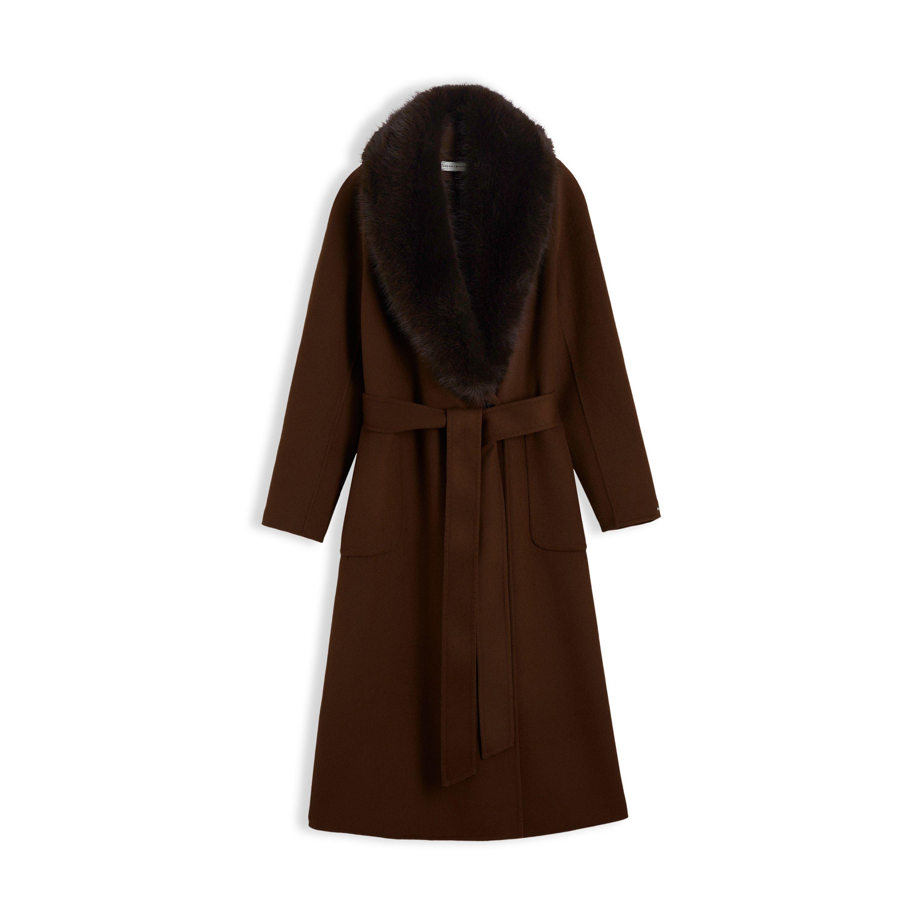 Legacy Brown - Tommy Hilfiger - Tommy Blt Wool Coat Ld64 - 1