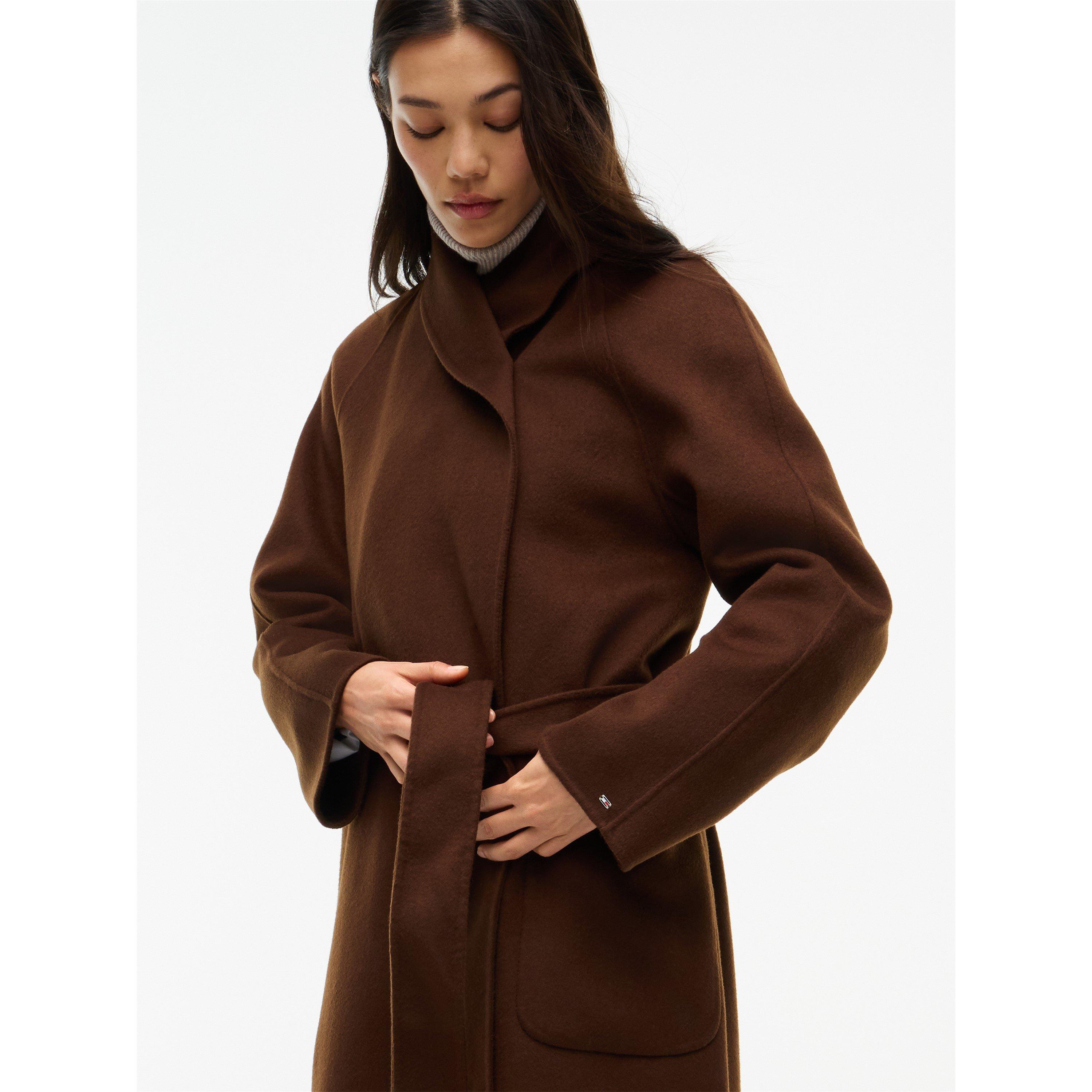Legacy Brown - Tommy Hilfiger - Tommy Blt Wool Coat Ld64 - 3