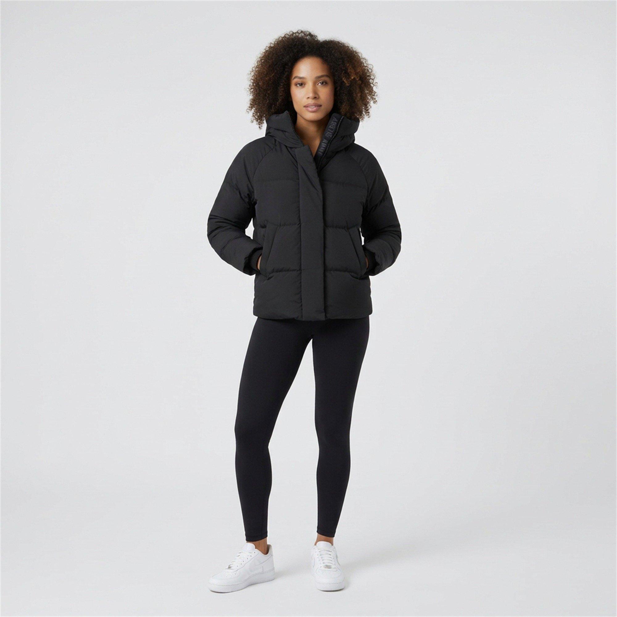 Preto - Arctic Army - Women's Tundra Short Puffer Jacket - 7