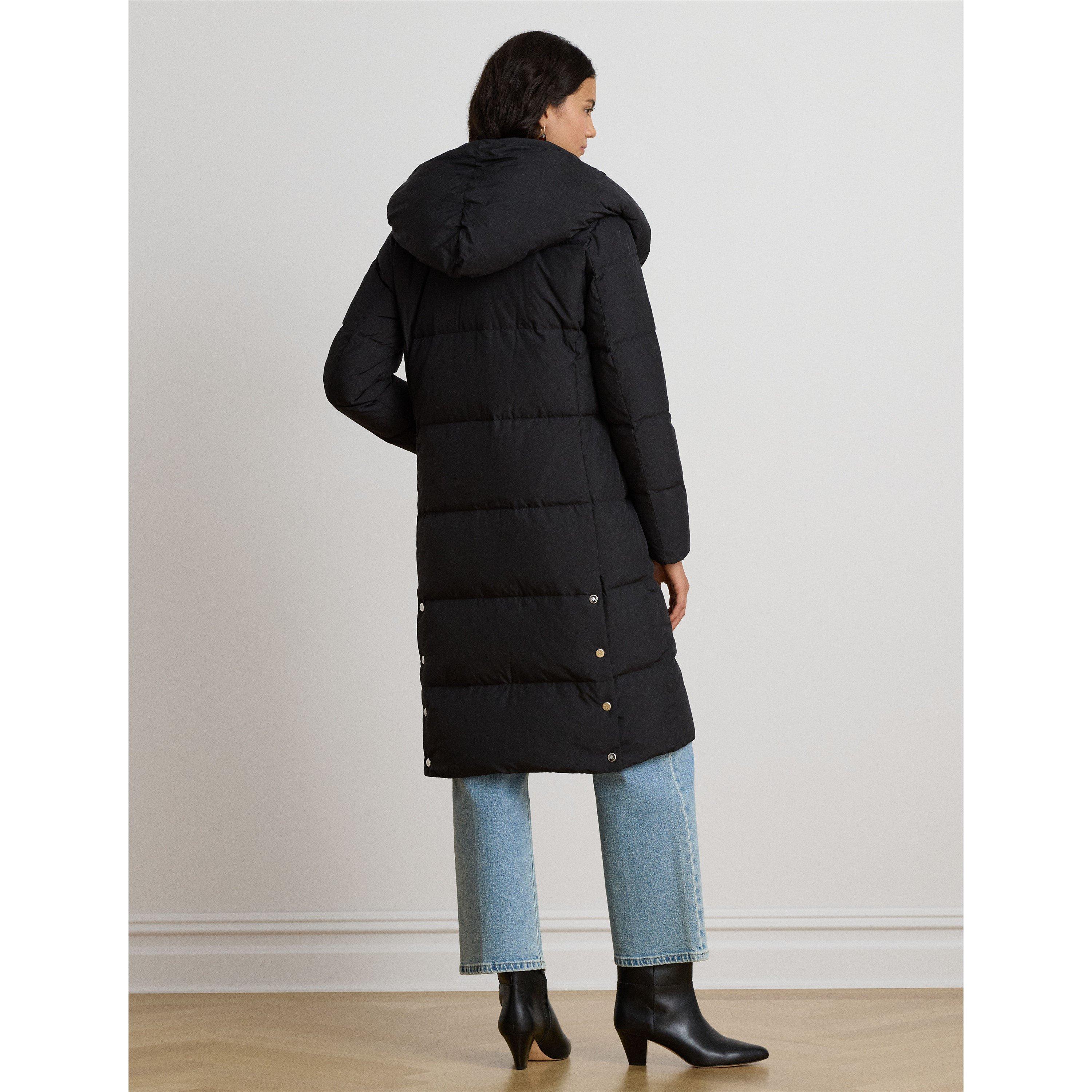 BLACK - Lauren by Ralph Lauren - Women's Vesty Longline Hooded Puffer Jacket - 2