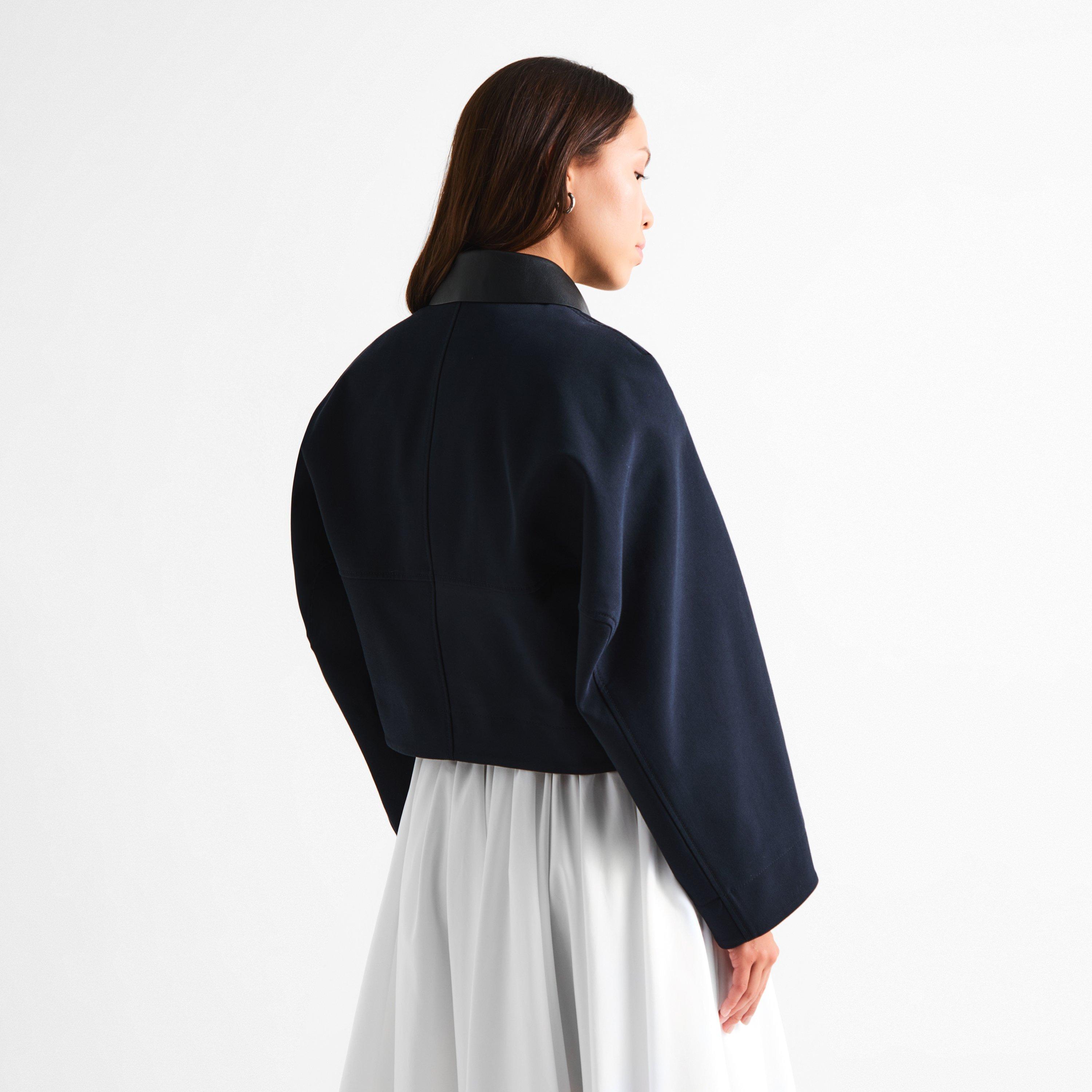 Dark Navy - GIVENCHY - GIV Cocoon Jacket Ld64 - 4