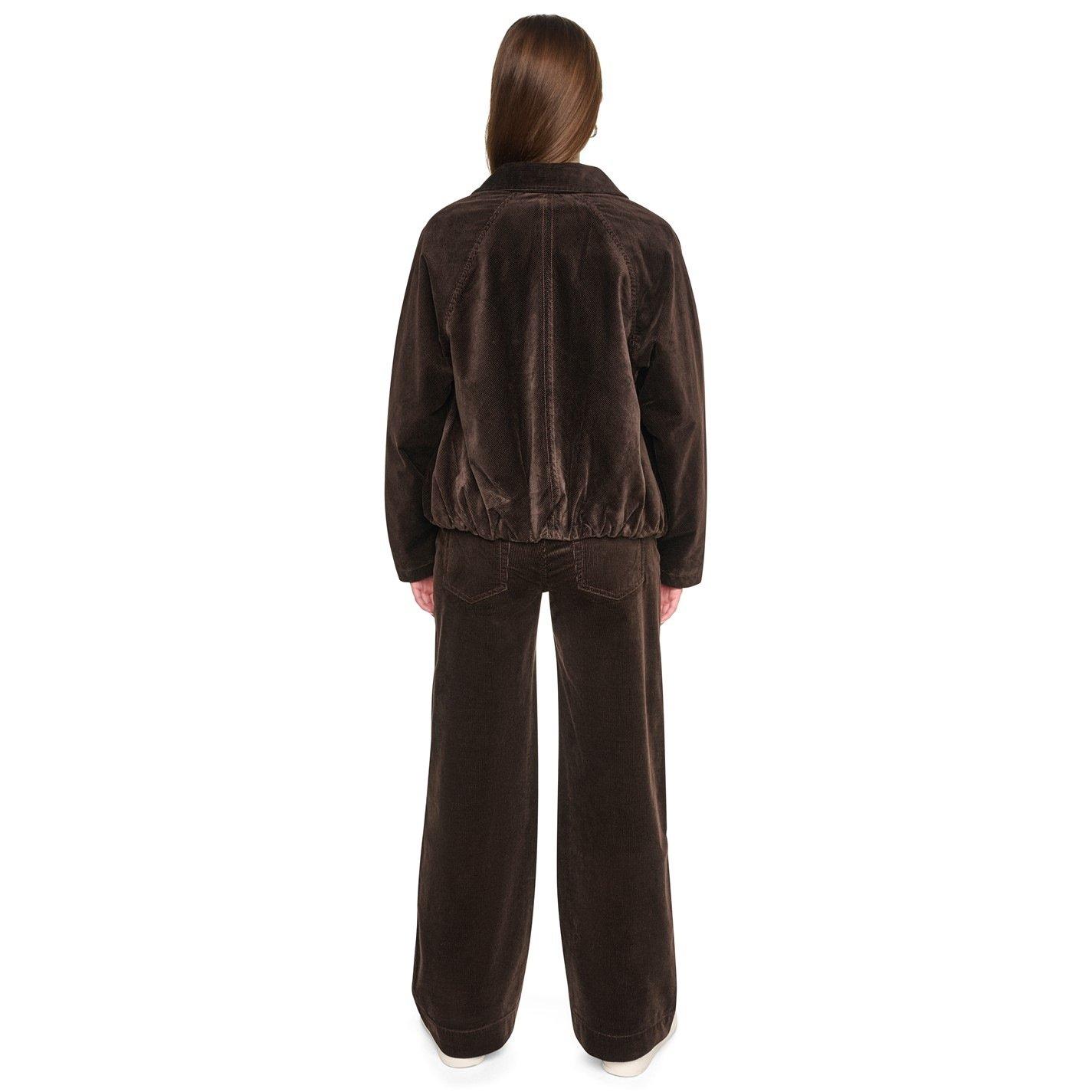 Espresso - DKNY - DKNY Corduroy Bubble Jacket - 5