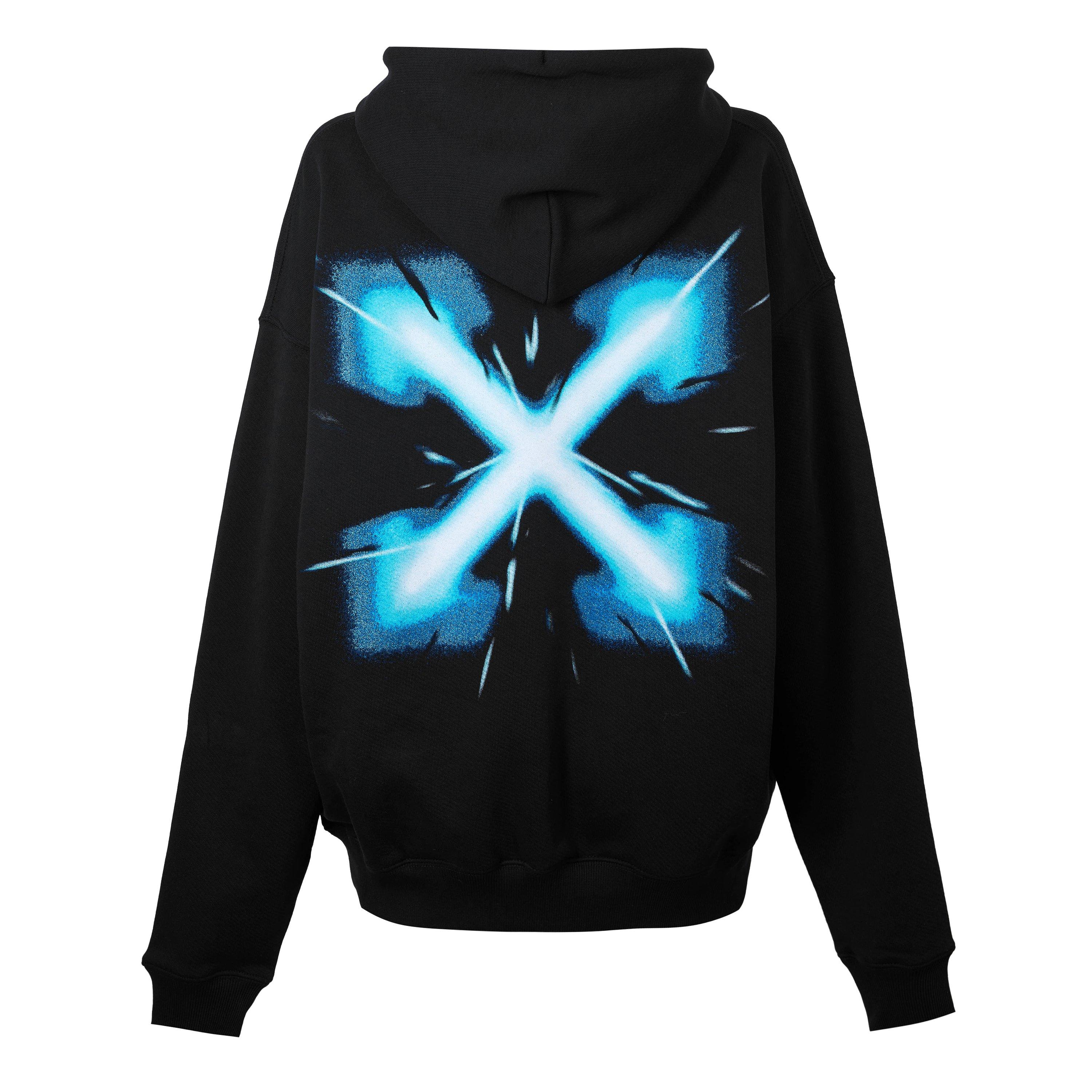 Black/Blue - Off White - Womens x [UNVRS] Lightspeed Hoodie - 2