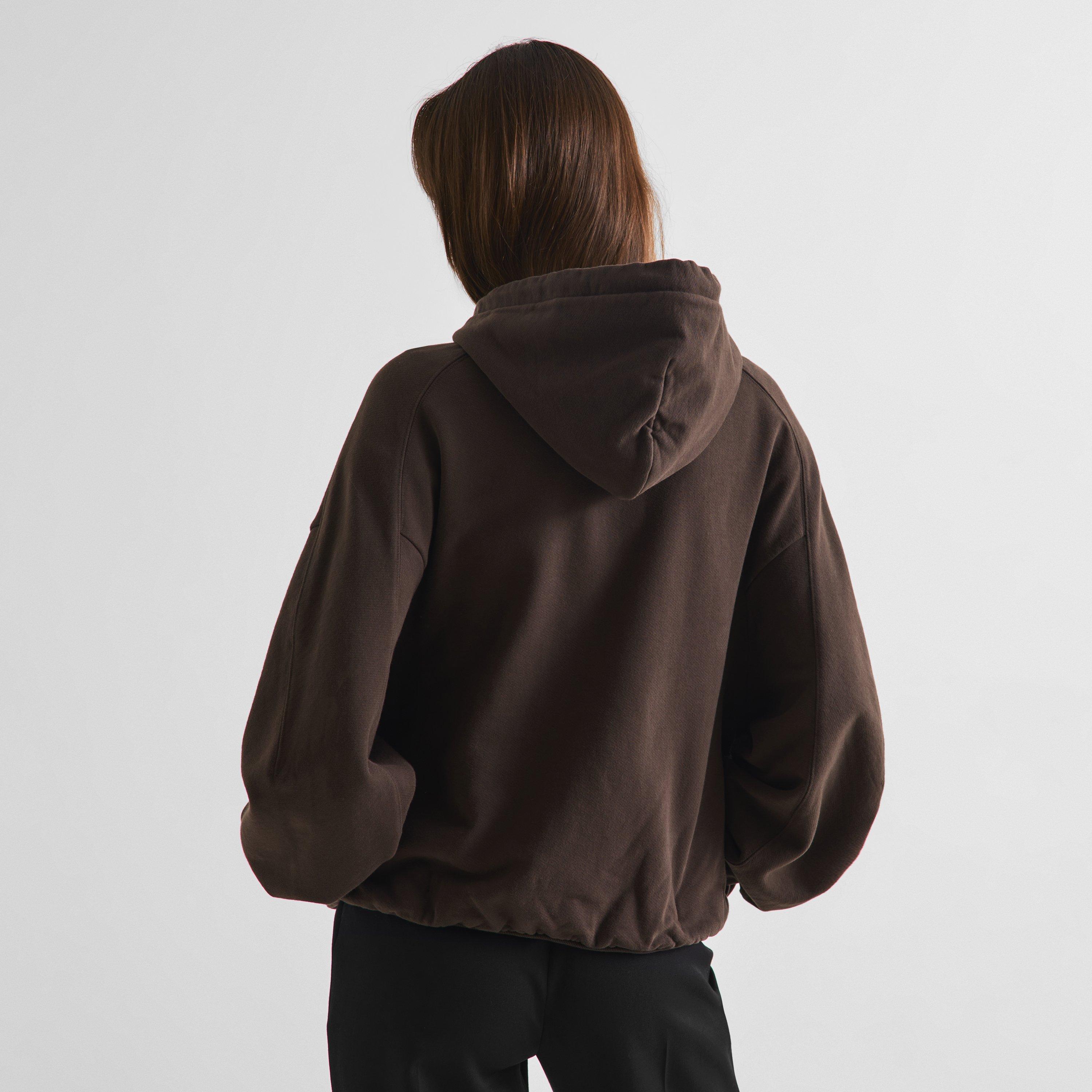 Dark Brown - Jacquemus - Women's Le Hoodie Montaigne Overhead - 4