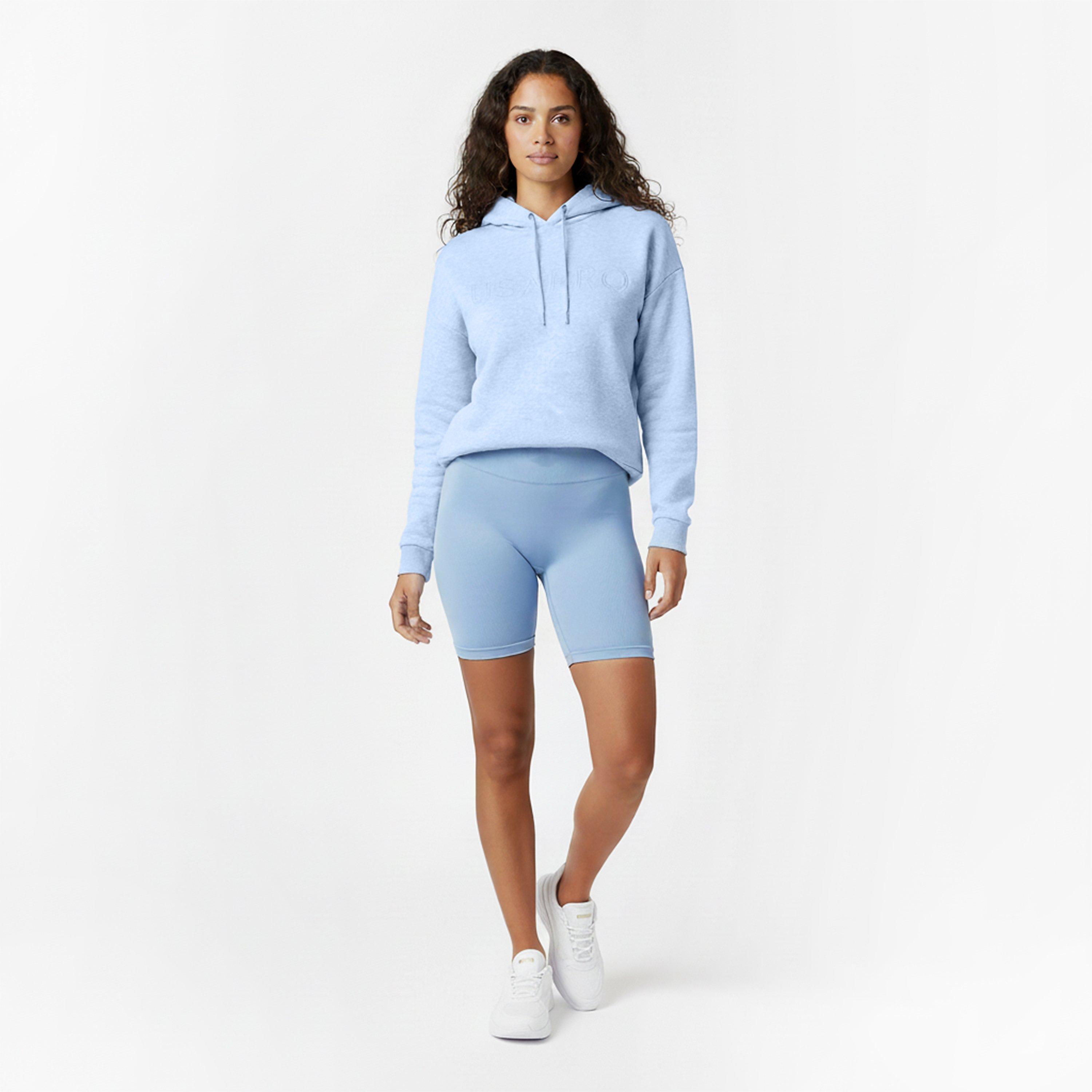 Blue Marl - USA Pro - Classic Logo Hoodie - 5