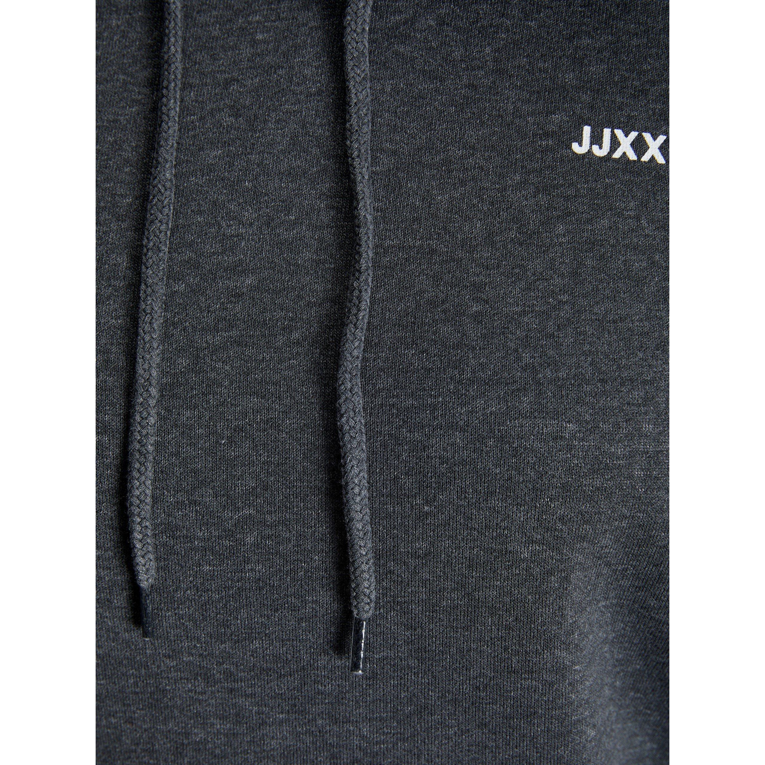 Cinzento Mesclado Escuro - JJXX - Abbie Long-Sleeve Hoodie - 5