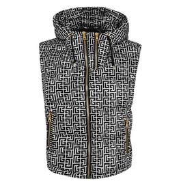 Balmain Monogram Padded Gilet