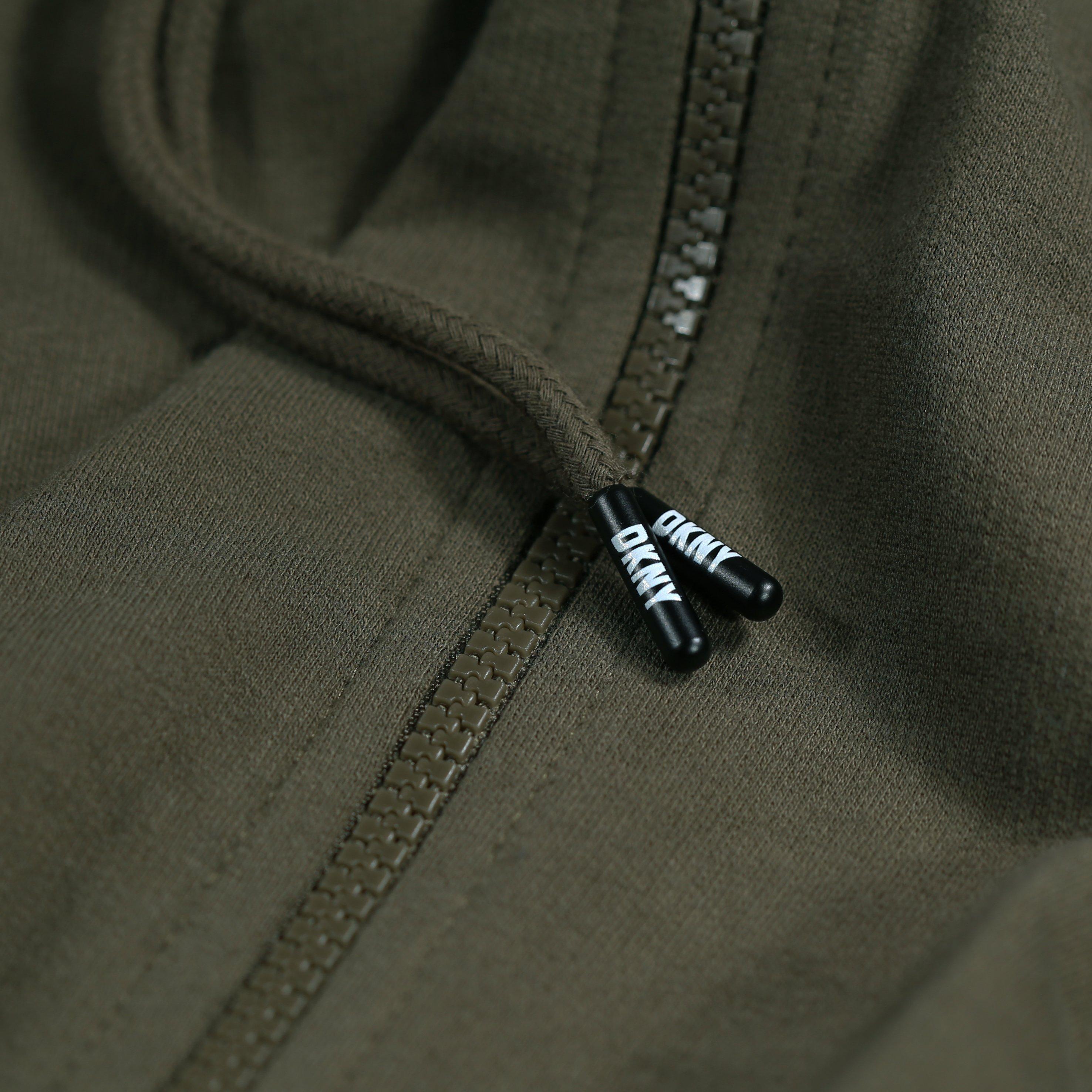 Khaki - DKNY - Women's Everblades Hoodie - 4