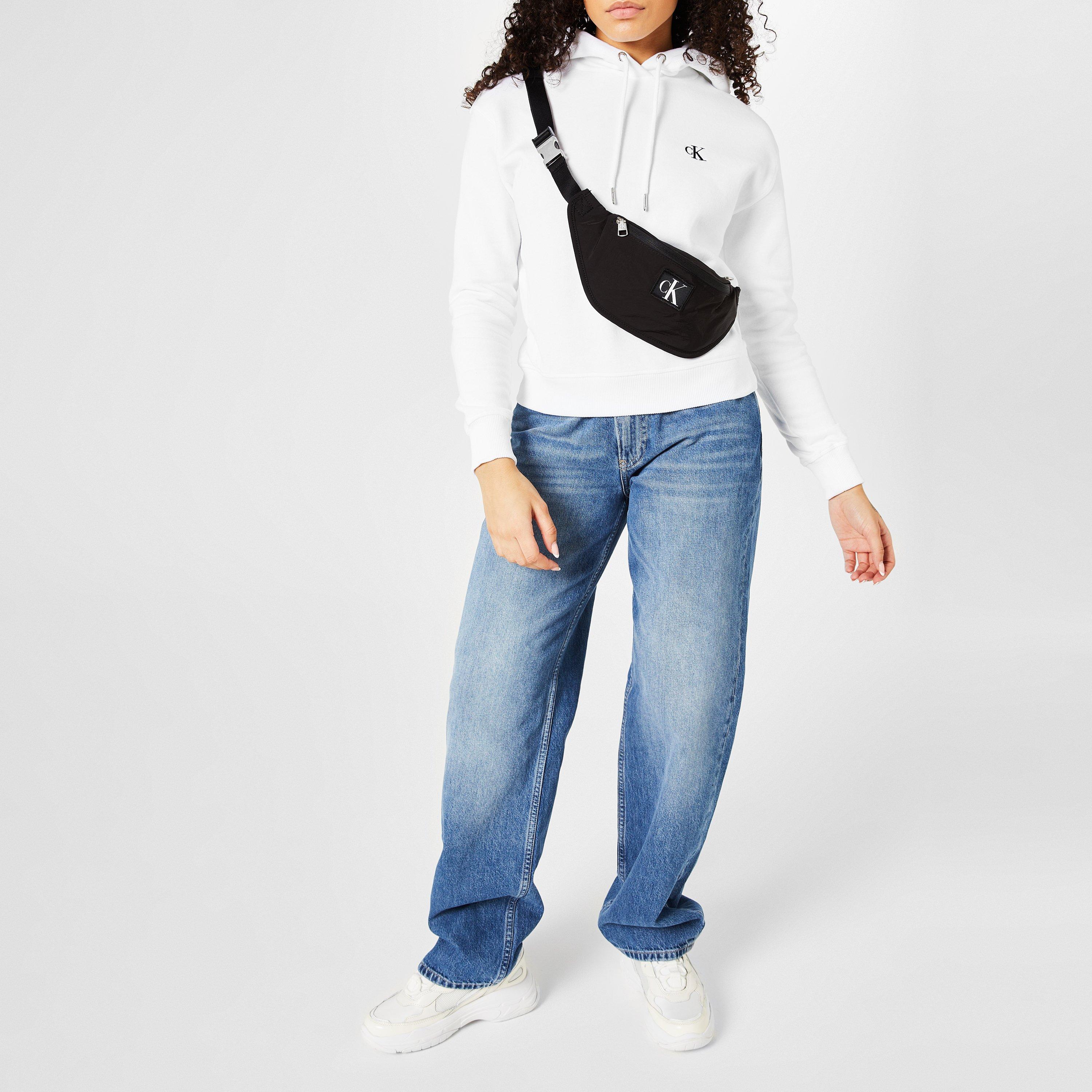 Bright White - Calvin Klein Jeans - Calvin Klein Embroidery Hoodie - 2