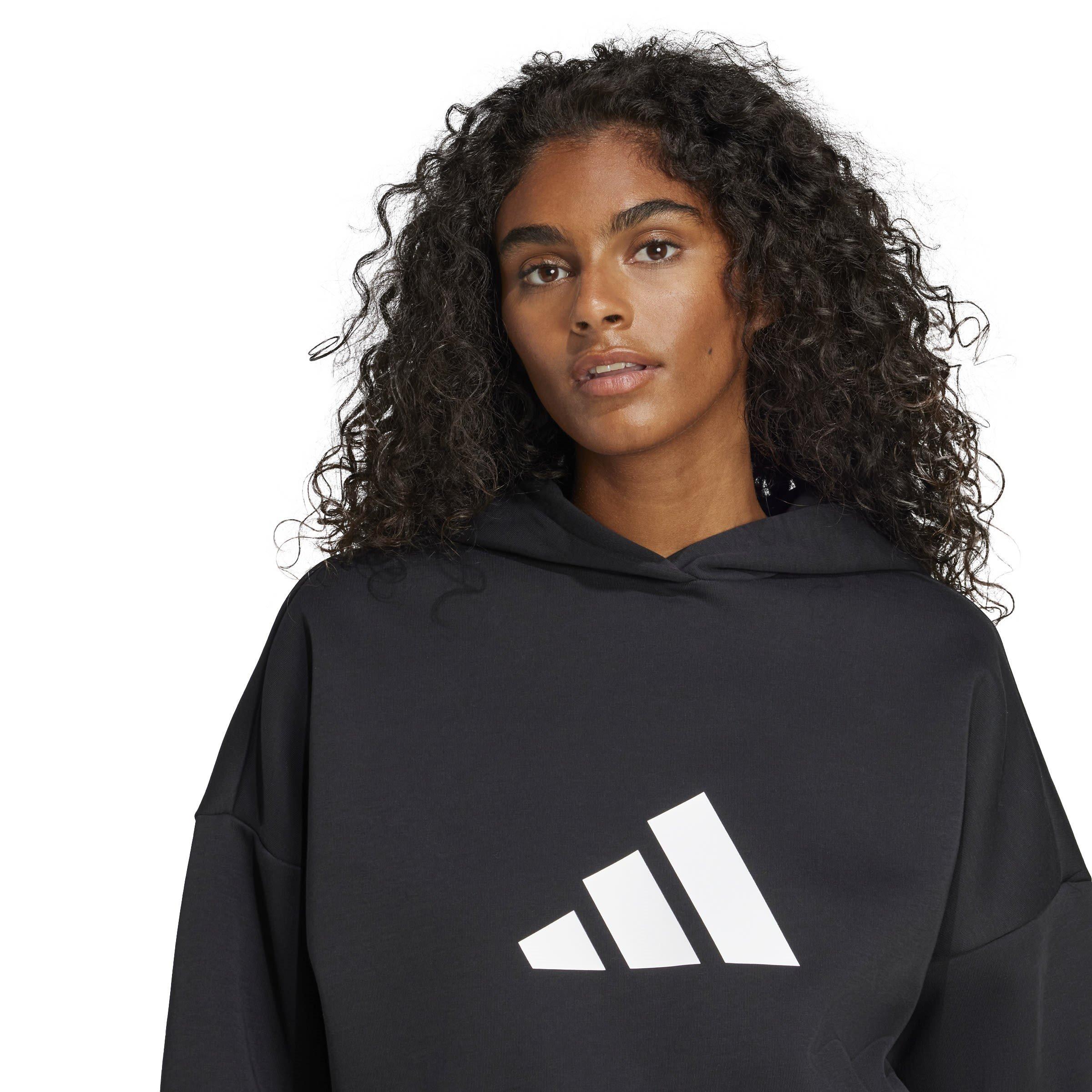 Black - adidas - Women's Future Icons Bar Logo Hoodie - 6
