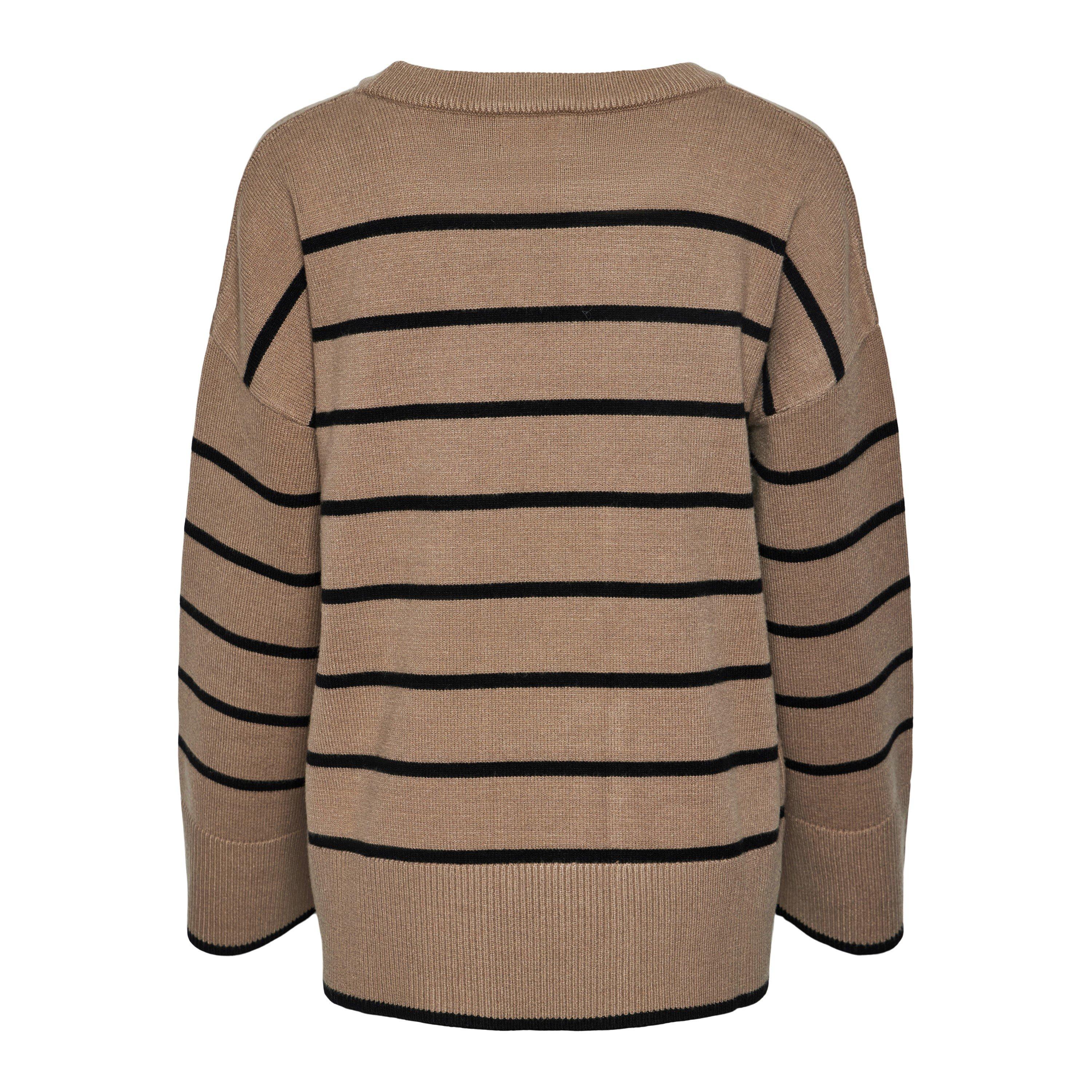 Taupe Gray - Pieces - Women's Pullover Hoodie - 5