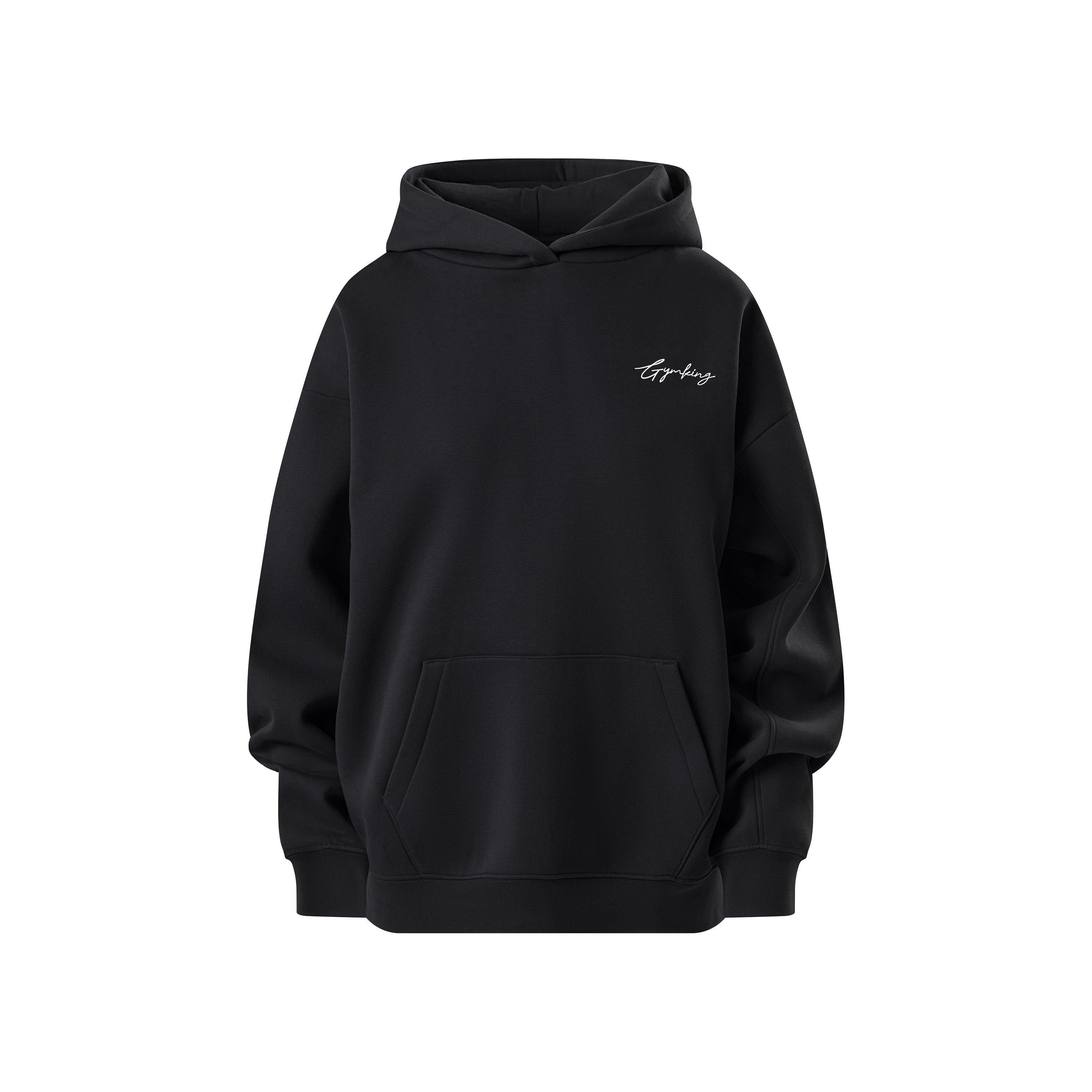 Black - Gym King - Women's Reset Oversized Cotton Pull Over Hoodie - 1
