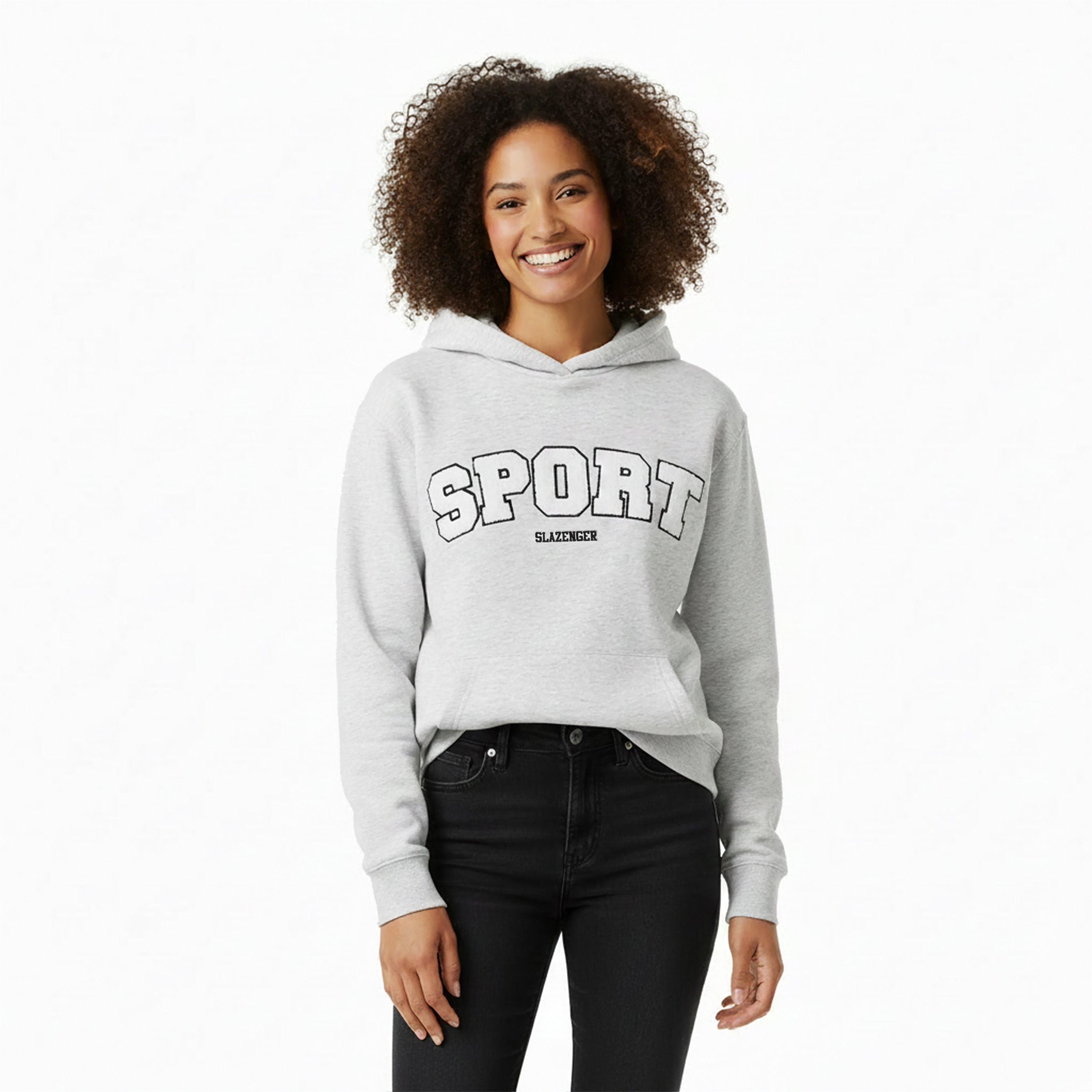 Eisgrau meliert - Slazenger - Sport Hood Womens - 3