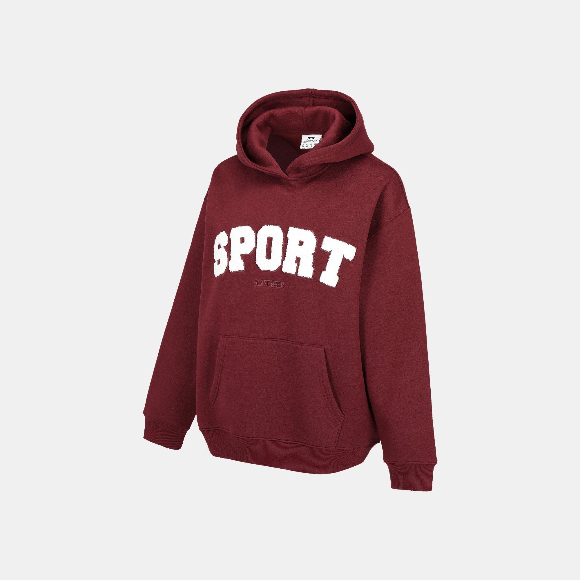 Burgundy - Slazenger - Sport Hood Womens - 3