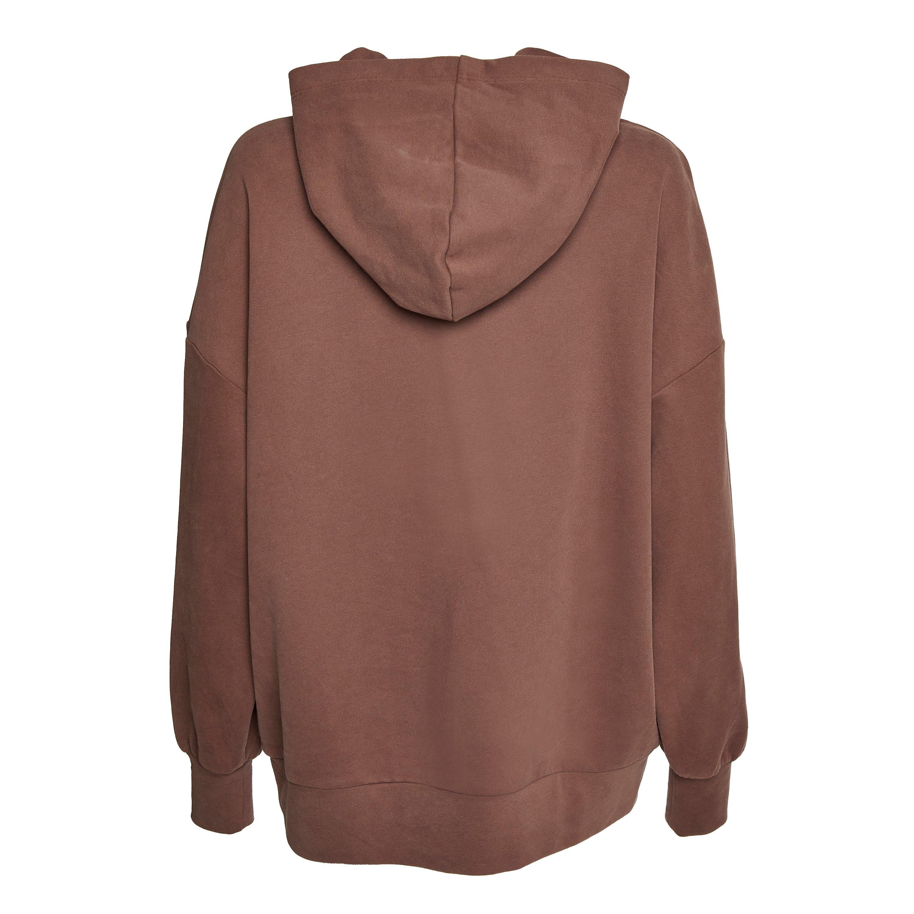 Marrone - Agon - Lounge Boxy Oversized Hoodie - Coffee - 3