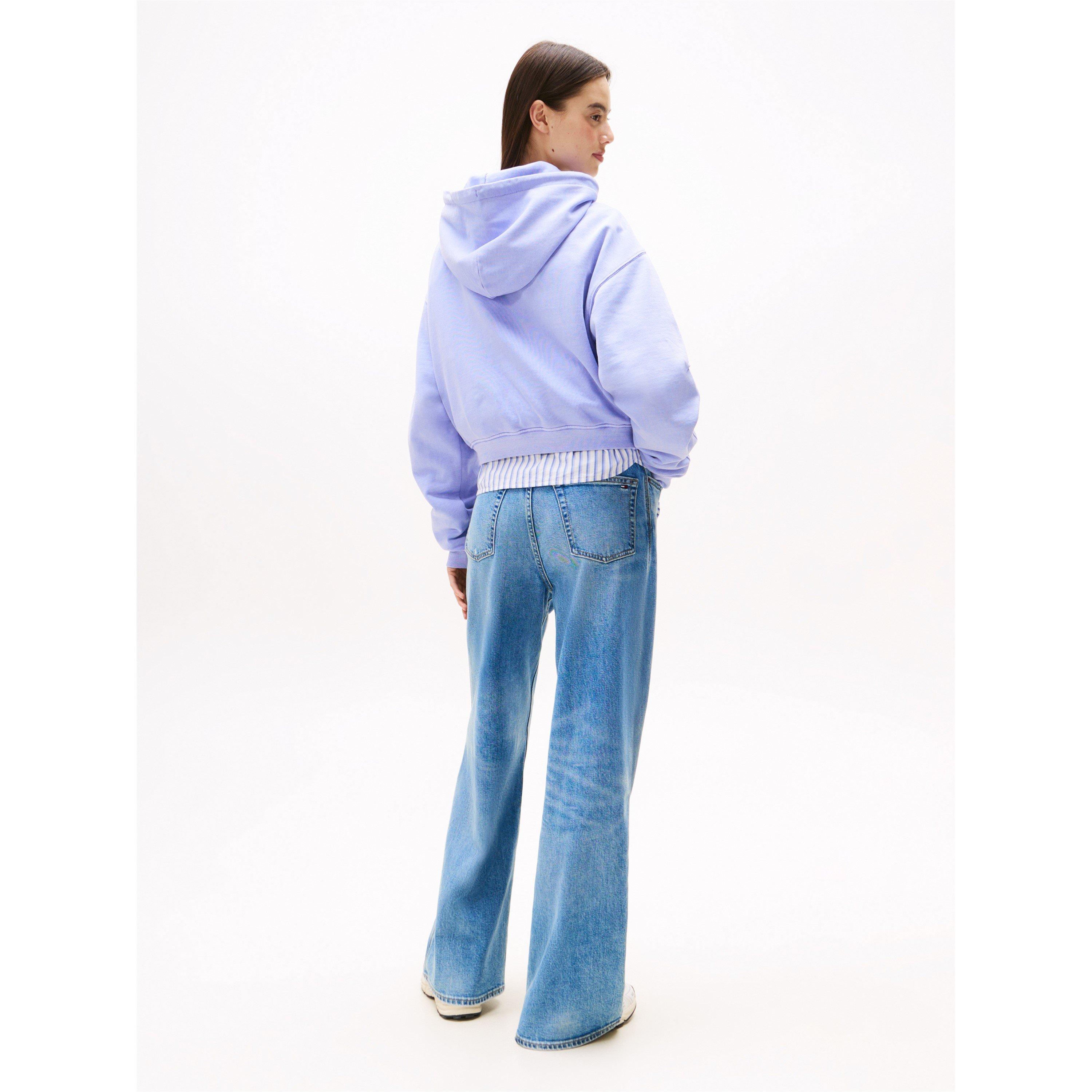Vintage Iris - Tommy Jeans - Women's TJ Varsity Over-the-Head Hoodie - 4
