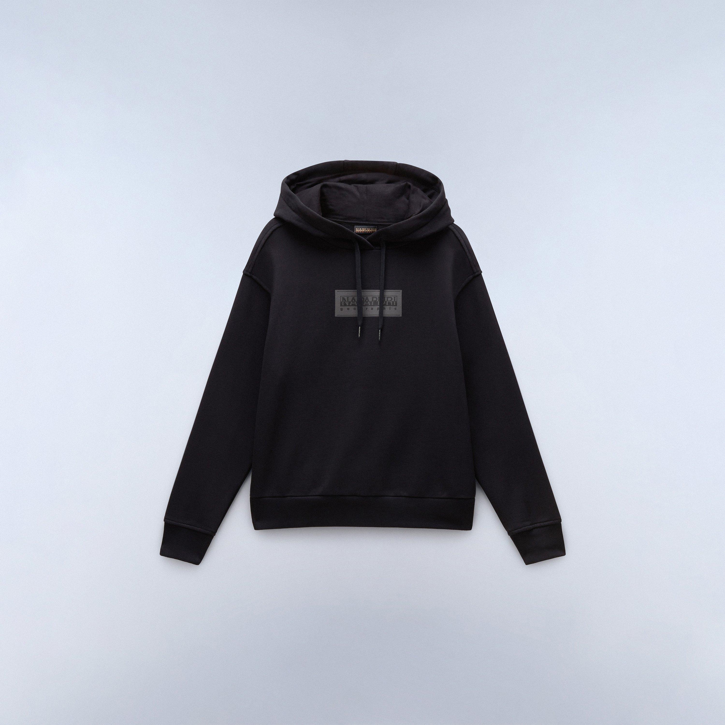 Black - Napapijri - Box Logo Hoodie Womens - 1