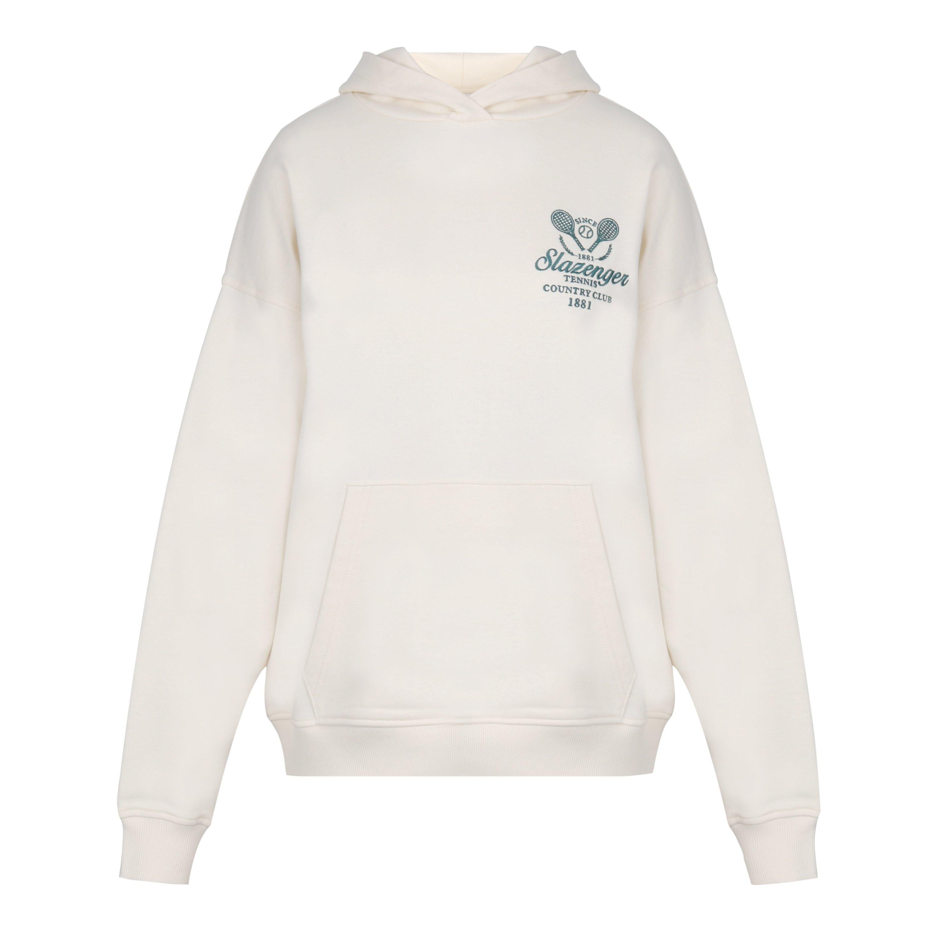 Slazenger Women's Slaz Tennis Hoodie - White - 14 (42)