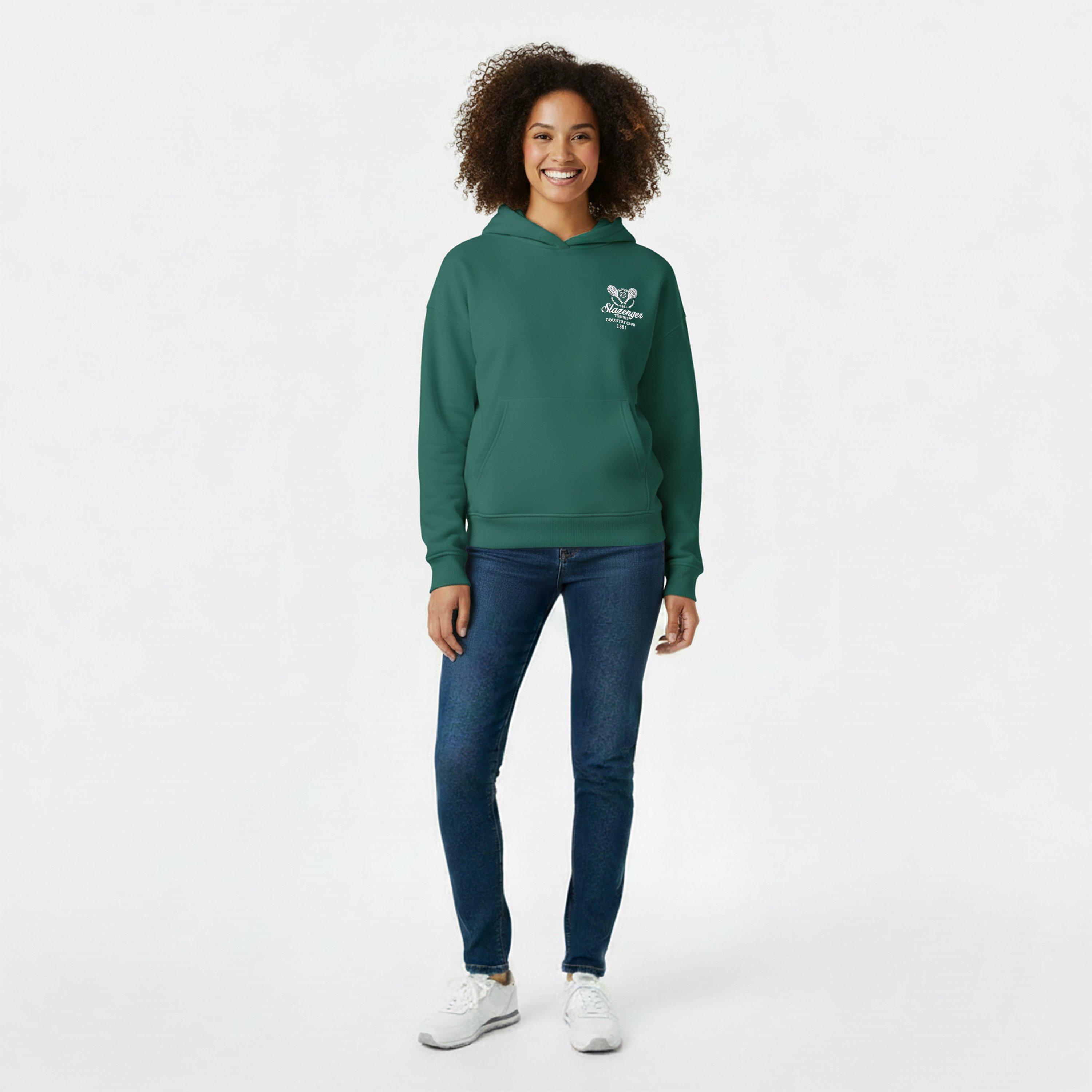 Green - Slazenger - Women's Slaz Tennis Hoodie - 5